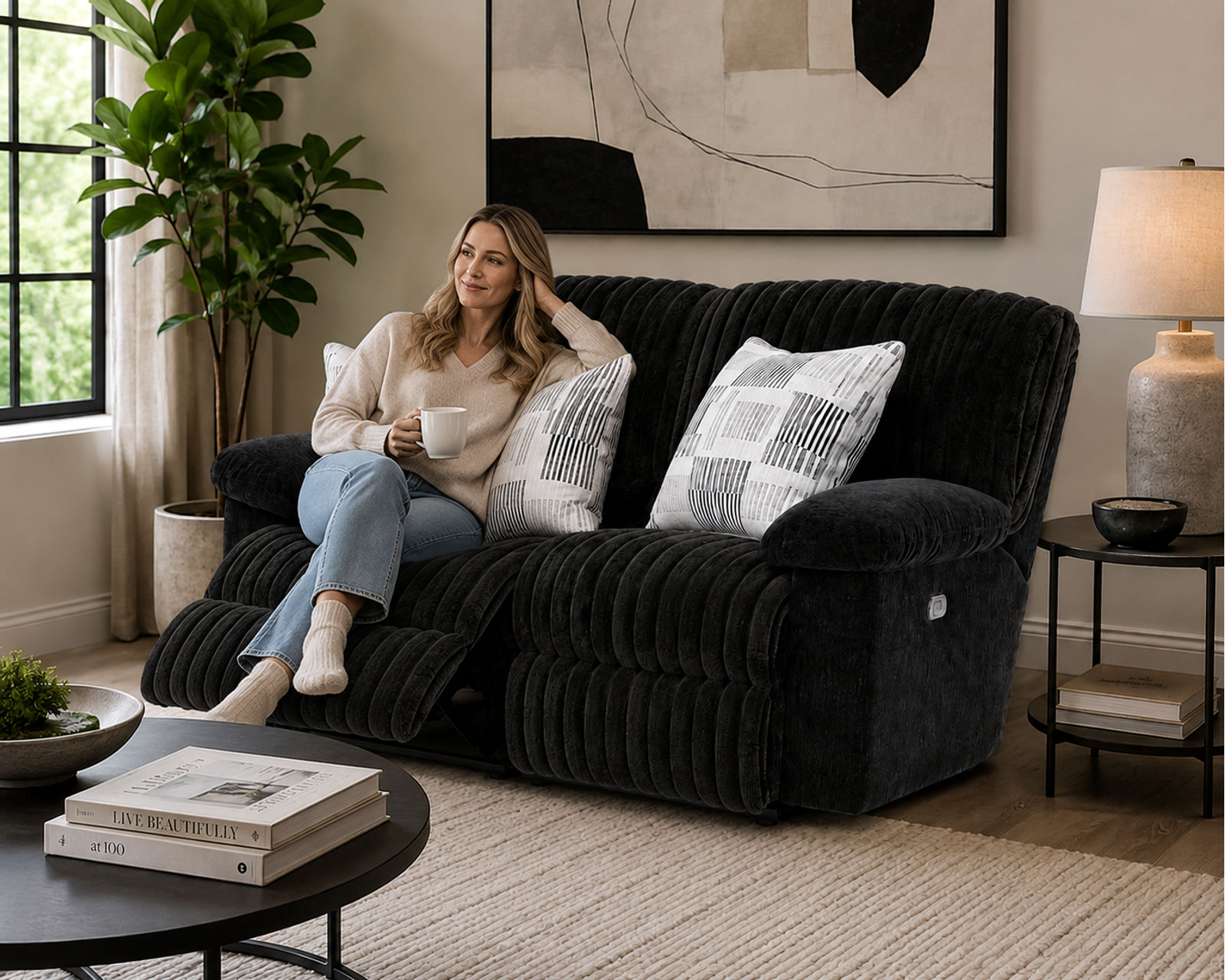 Comet 85" Lay Flat Reclining Sofa (includes pillows) - Made for Life's Best Moments.