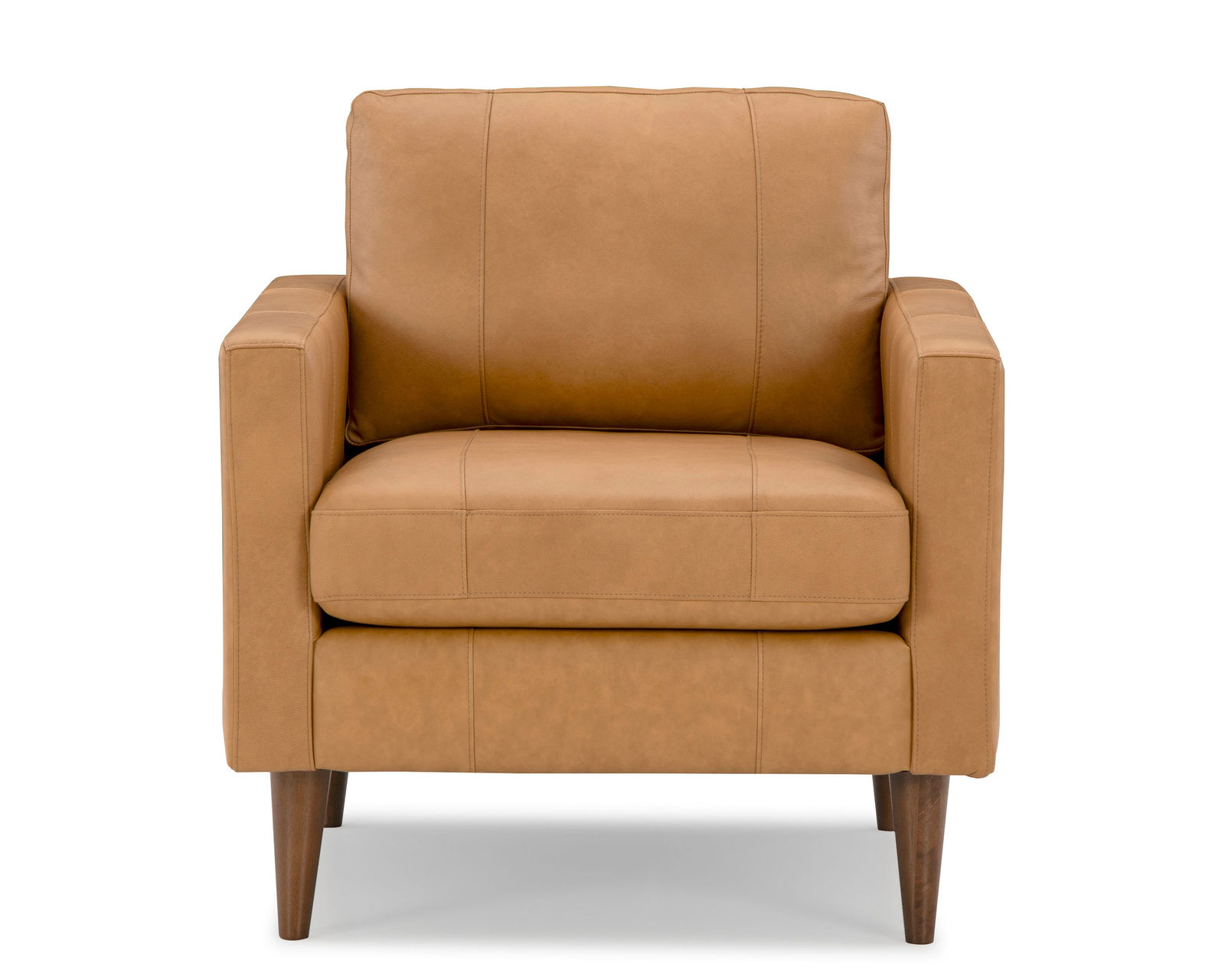 Trafton Leather Sofa (+3 leathers) 81" - Trafton Leather Chair in Butterscotch