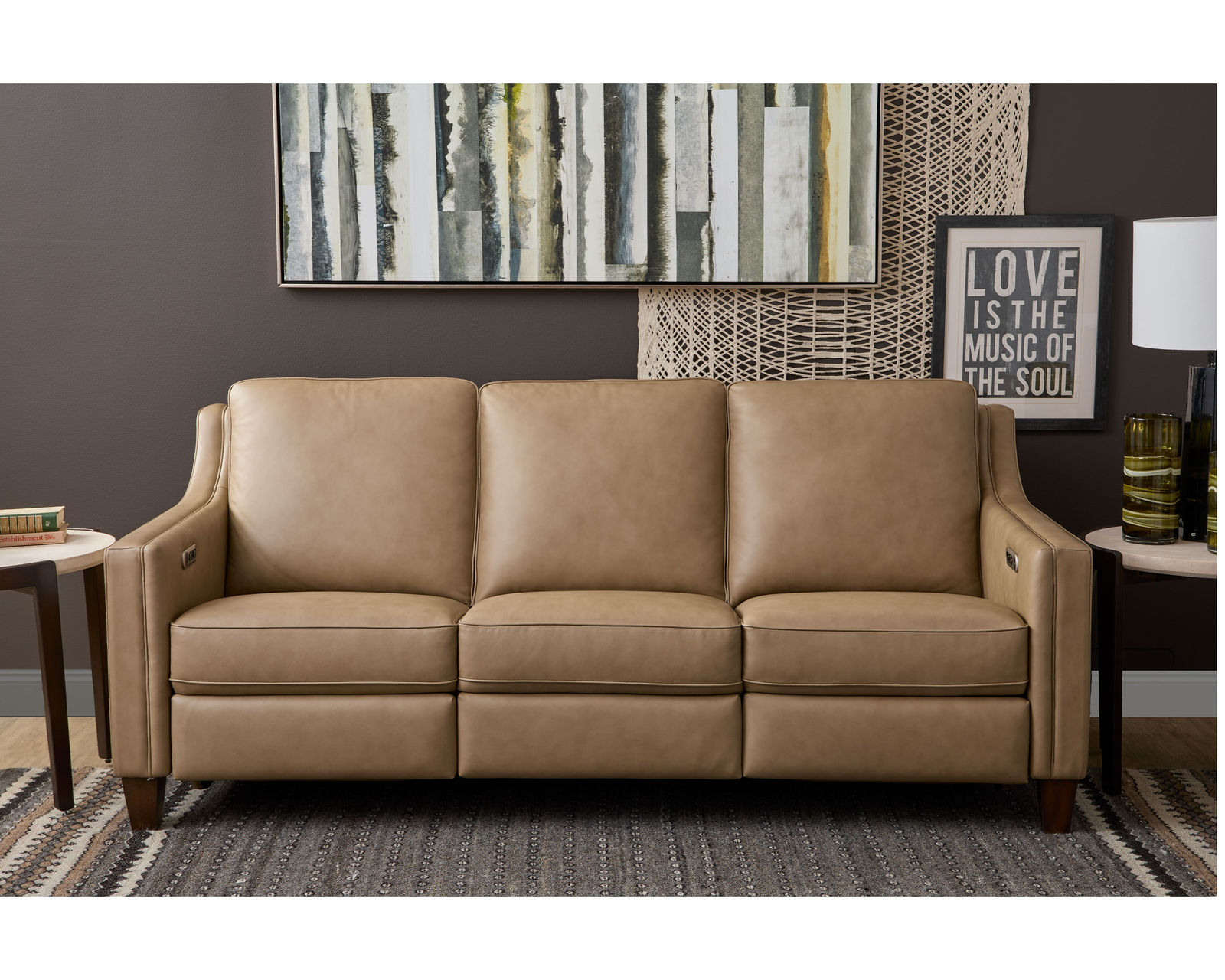 Finley 5010 Leather Inclining Power Recliner (+2 colors)