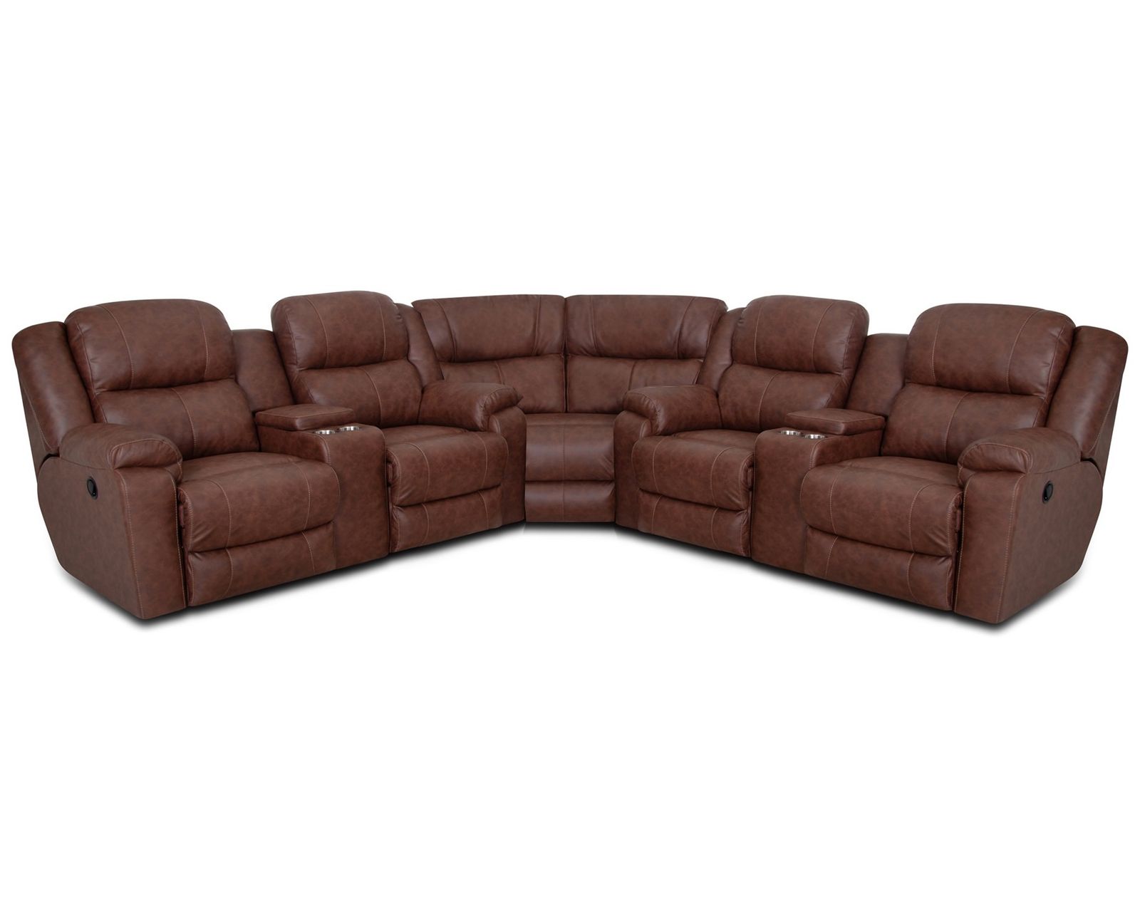 Canyon 306 Three-Piece Reclining Sectional (Big Comfort. Smart Features. Made for the Whole Family)