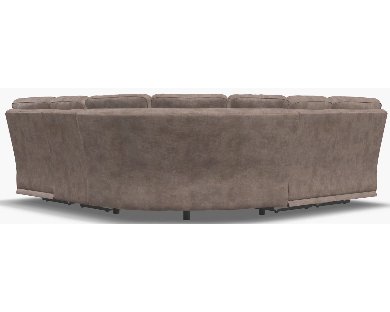 Oakley 41187 Power Headrest Power Reclining Sectional (+50 fabrics) - Layout A: Five Piece Reclining Sectional. 110" x 110"