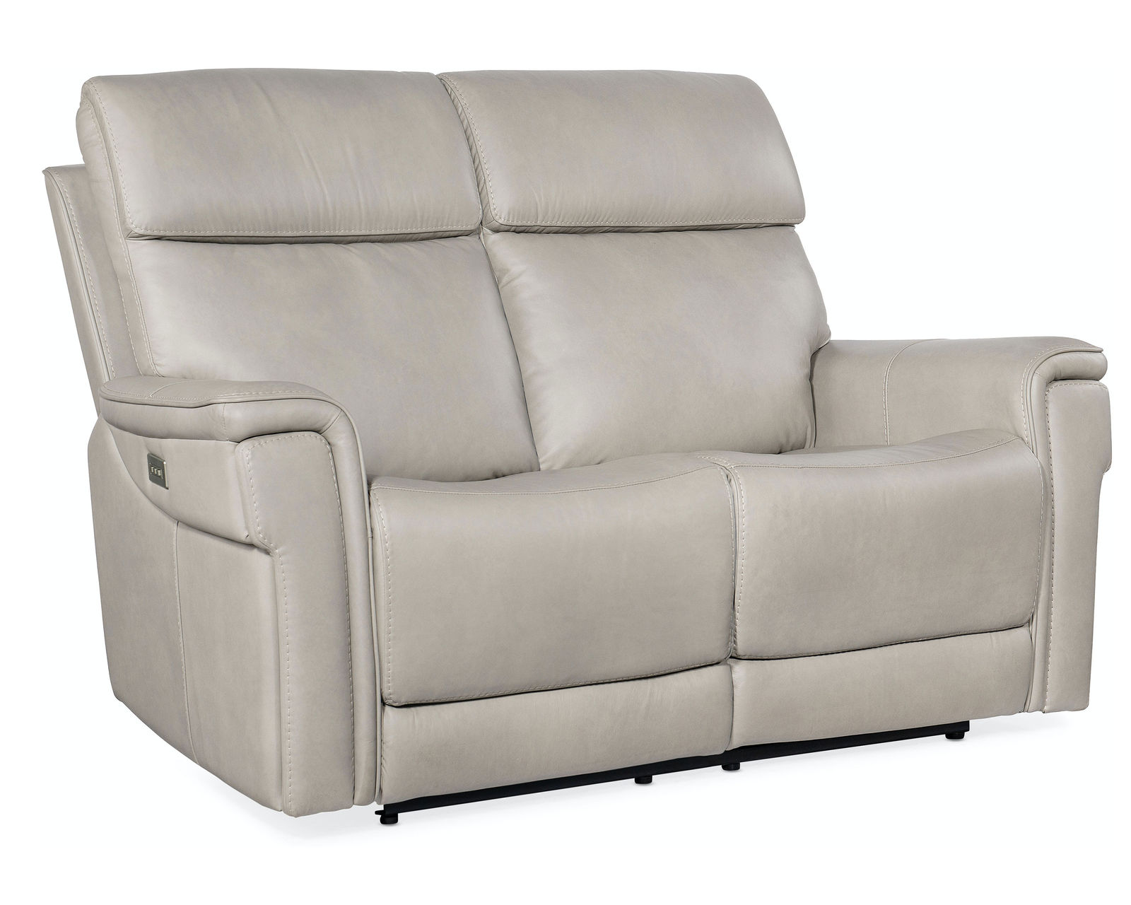 Lyra Leather Zero Gravity Power Sofa w/Power Headrest 89" (Ash) In stock - Lyra Zero Gravity Power Loveseat w/Power Headrest