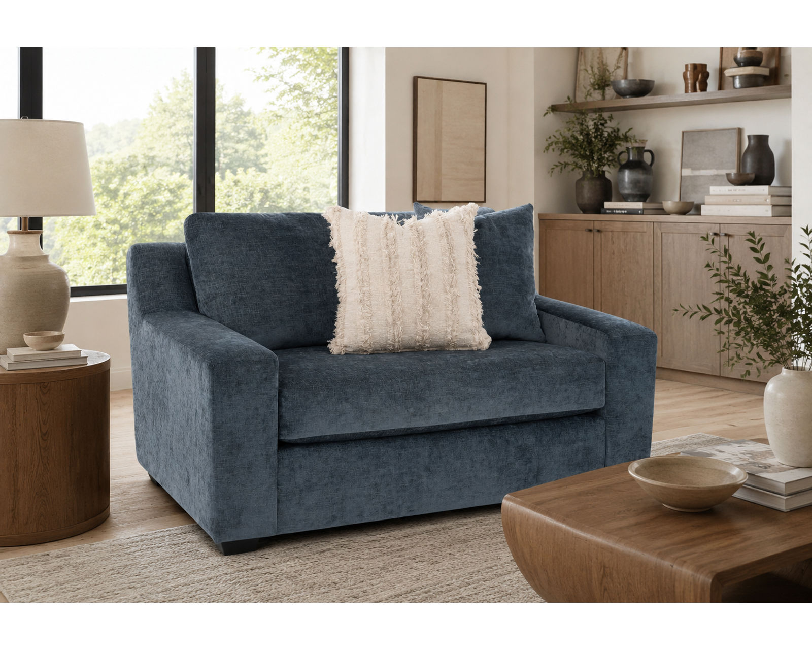 Indigo 90" Sofa (Deep Comfort. Rich Color. Effortlessly Relaxed) - Everything You Need for a Beautifully Designed Room.