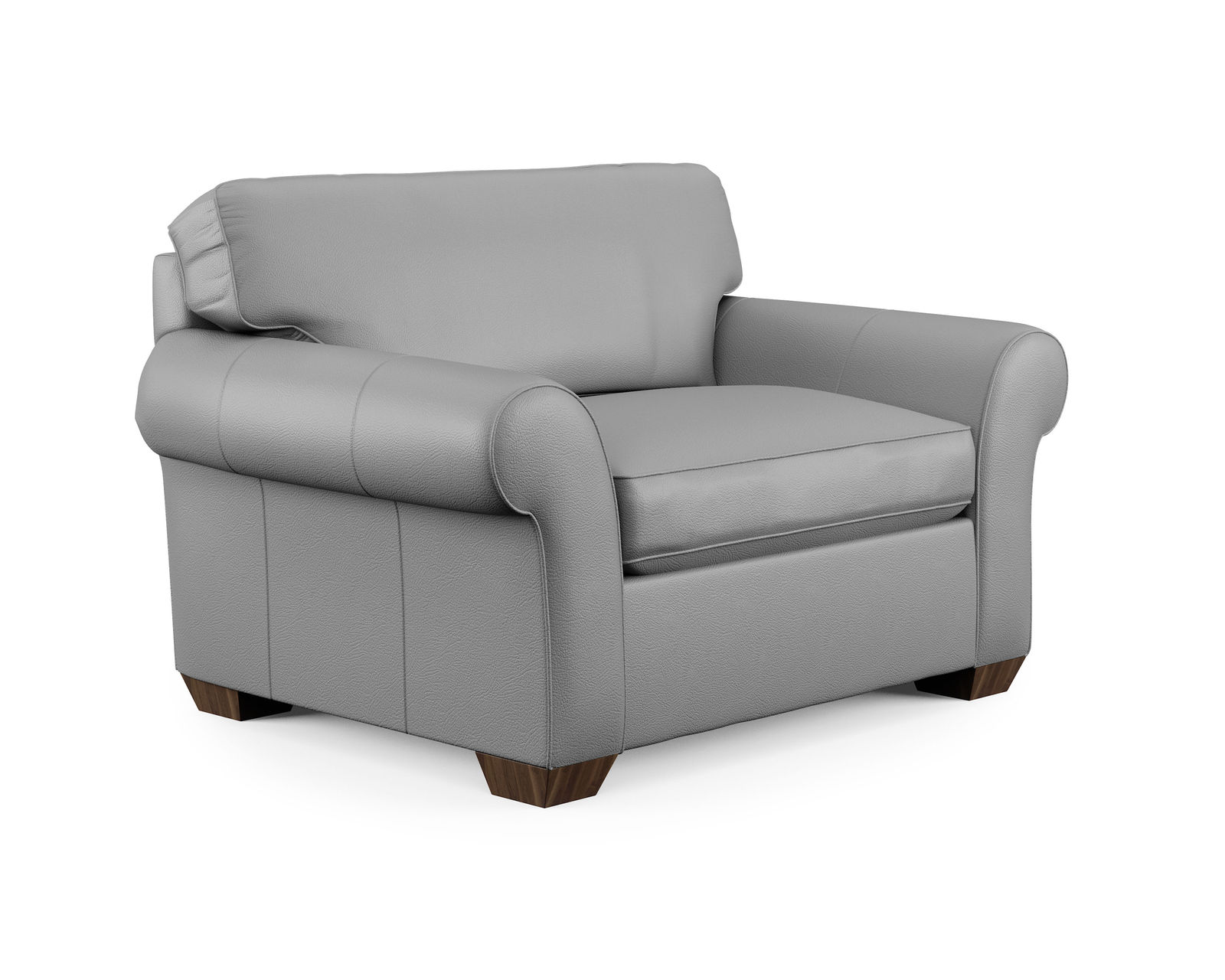 Vail Leather Stationary Sofa (Leather colors)