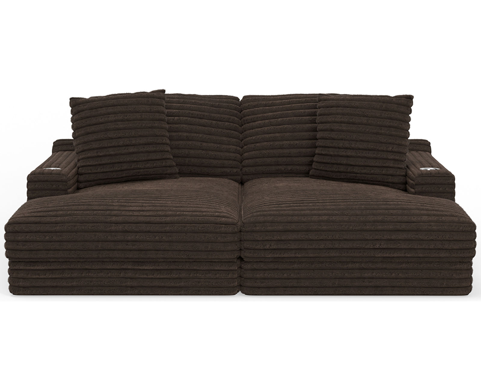 Comfrey Double Wide 90" Chaise (3 colors) Includes pillows