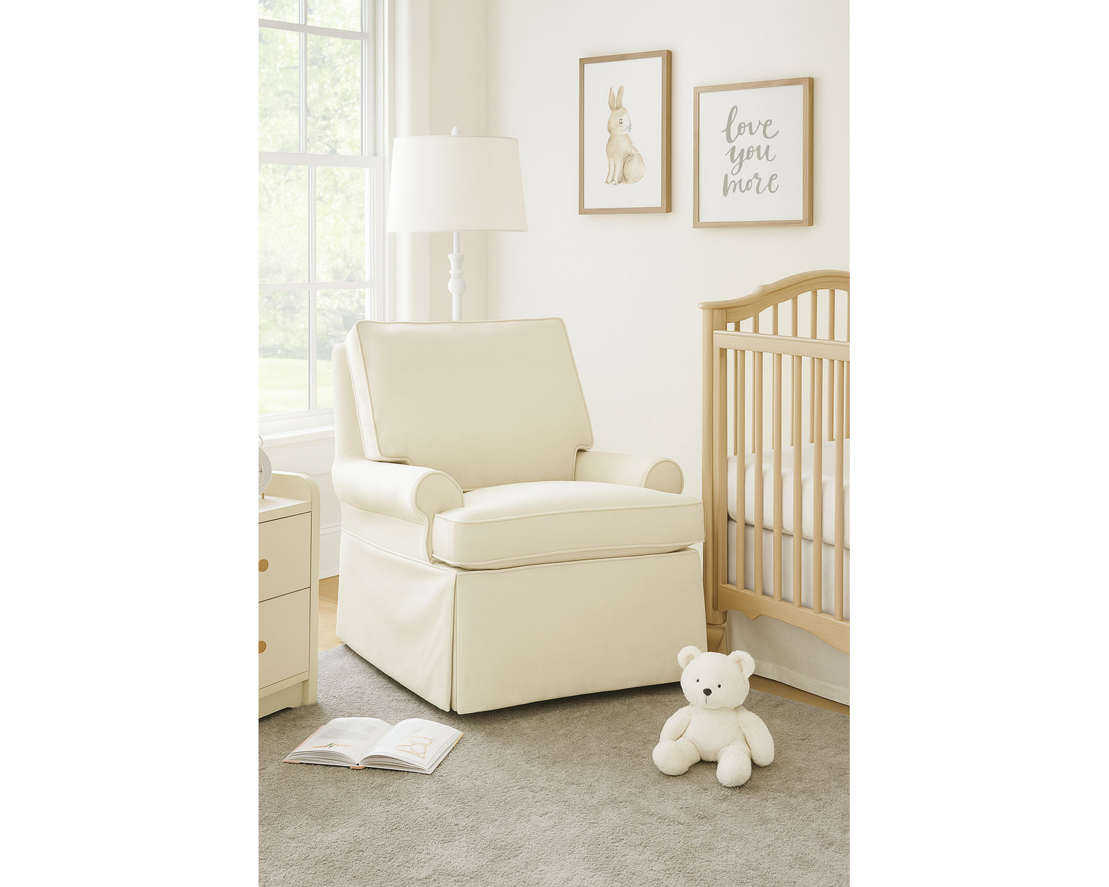 Alero 0559 Slipcover Swivel Chair (+100 performance fabrics) - Alero Slipcover Swivel Chair or Swivel Glider