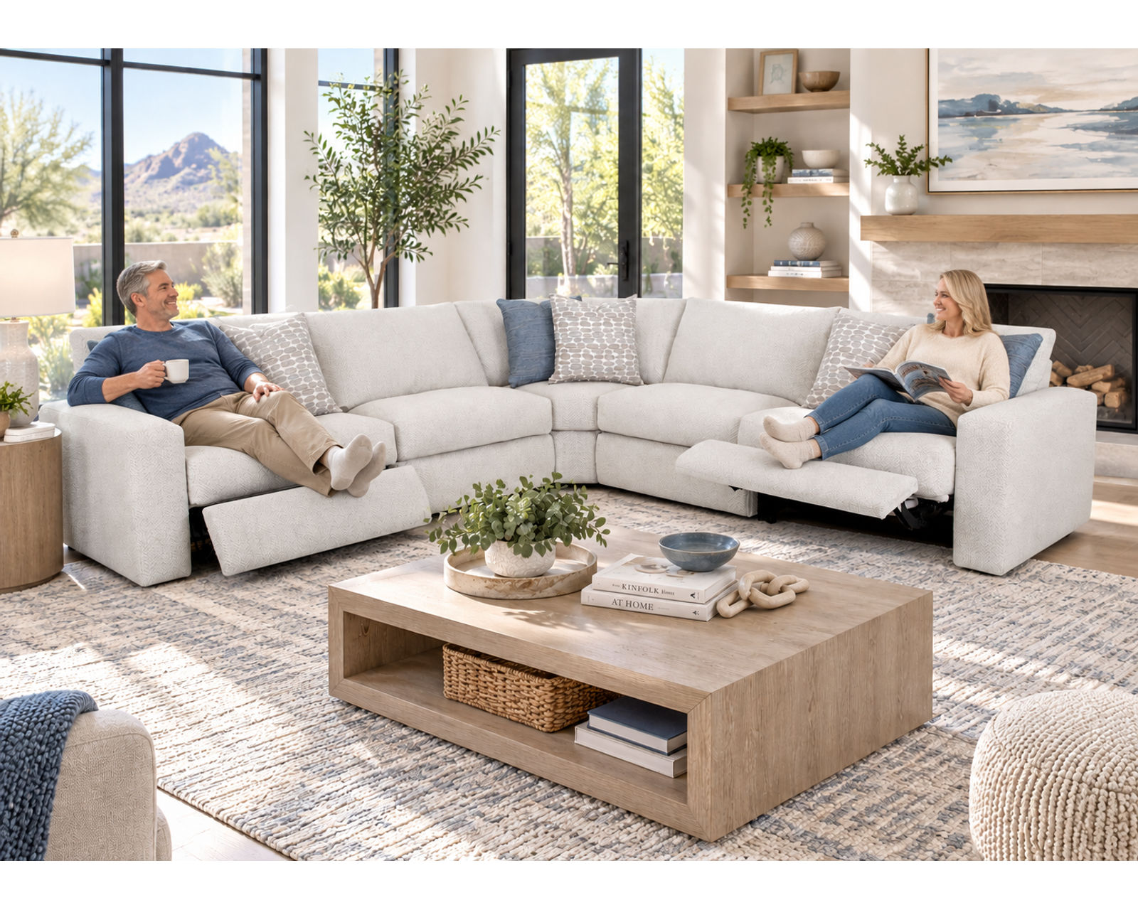 Toronto 400 Modular Wide-Seat Power Reclining Sectional (Wide-Seat Comfort. Power Reclining. Designed Around You) 3 colors - More Room. More Comfort. More Ways to Relax.