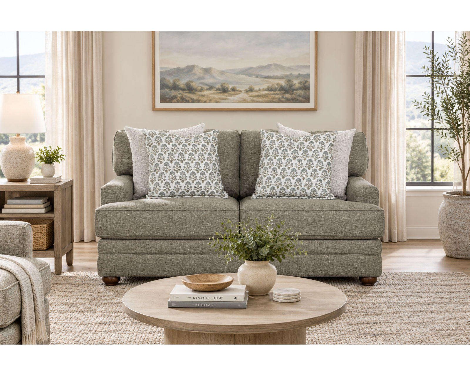 Hollis 100" Extra-Wide Sofa (Timeless Style. Generously Sized Comfort) - High-End Style. Down-to-Earth Prices.