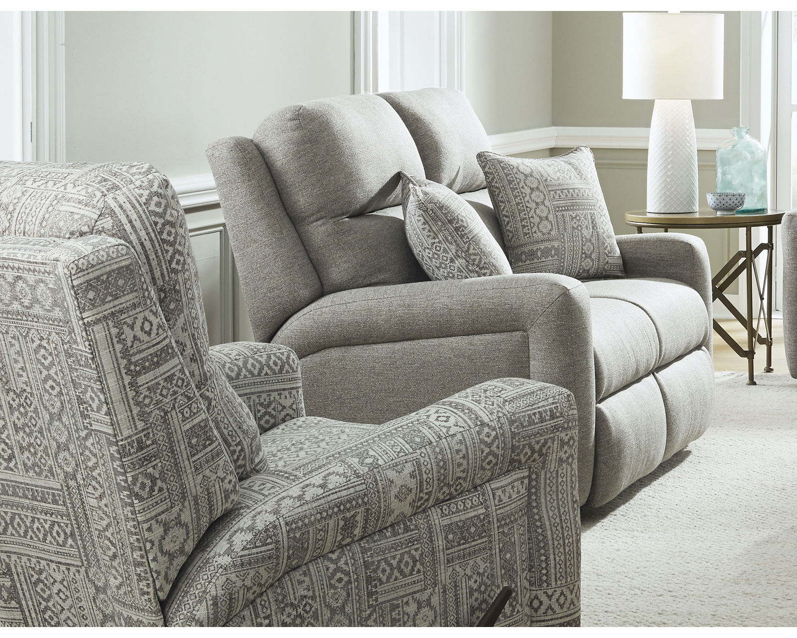 Metro 83" Double Reclining Sofa (+150 fabrics and leathers) - Contemporary and stylish seating option to give your living room a sophisticated metropolitan flair.
