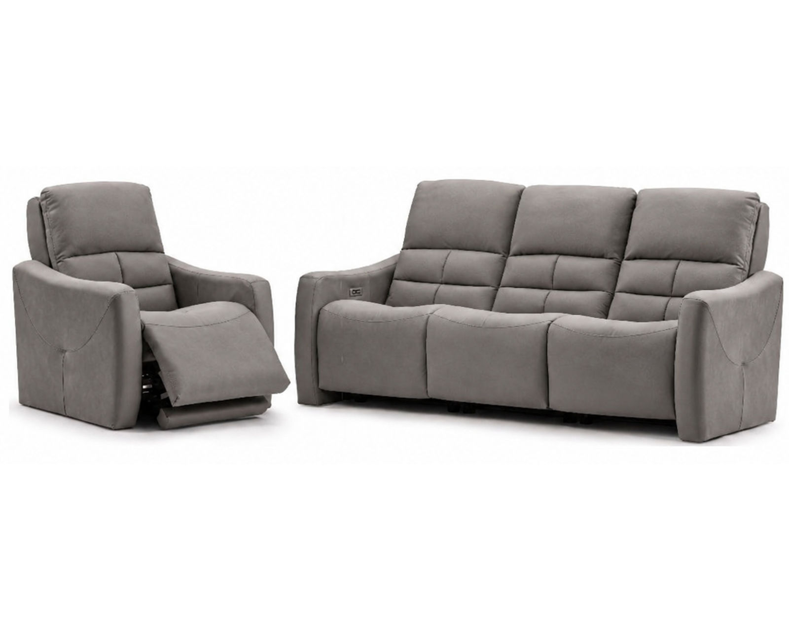 Asher Dual Power Reclining Sofa — Available in Standard & Wide Cushions, 140+ Leather Options, and 75", 79", or 97" Widths - Comfort You Can Feel. Quality You Can Trust.