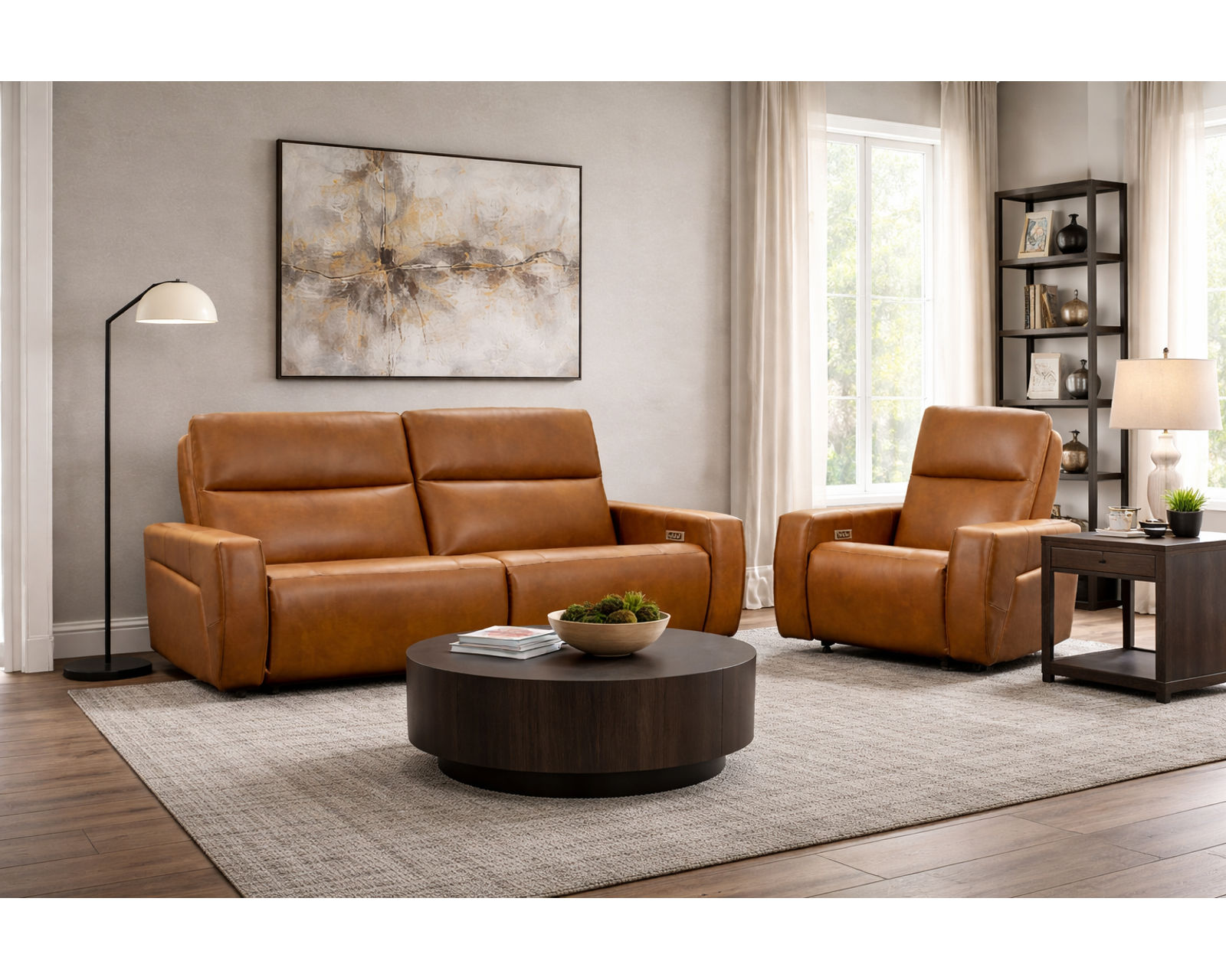 Paxton Reclining Sofa — Available in Standard & Wide Cushions, 140+ Leather Options, and 79", 82", or 111" Widths - Where Precision Craftsmanship Meets Everyday Living