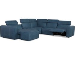 Colton 44007 Power Headrest Power Reclining Sectional (+100 leathers)