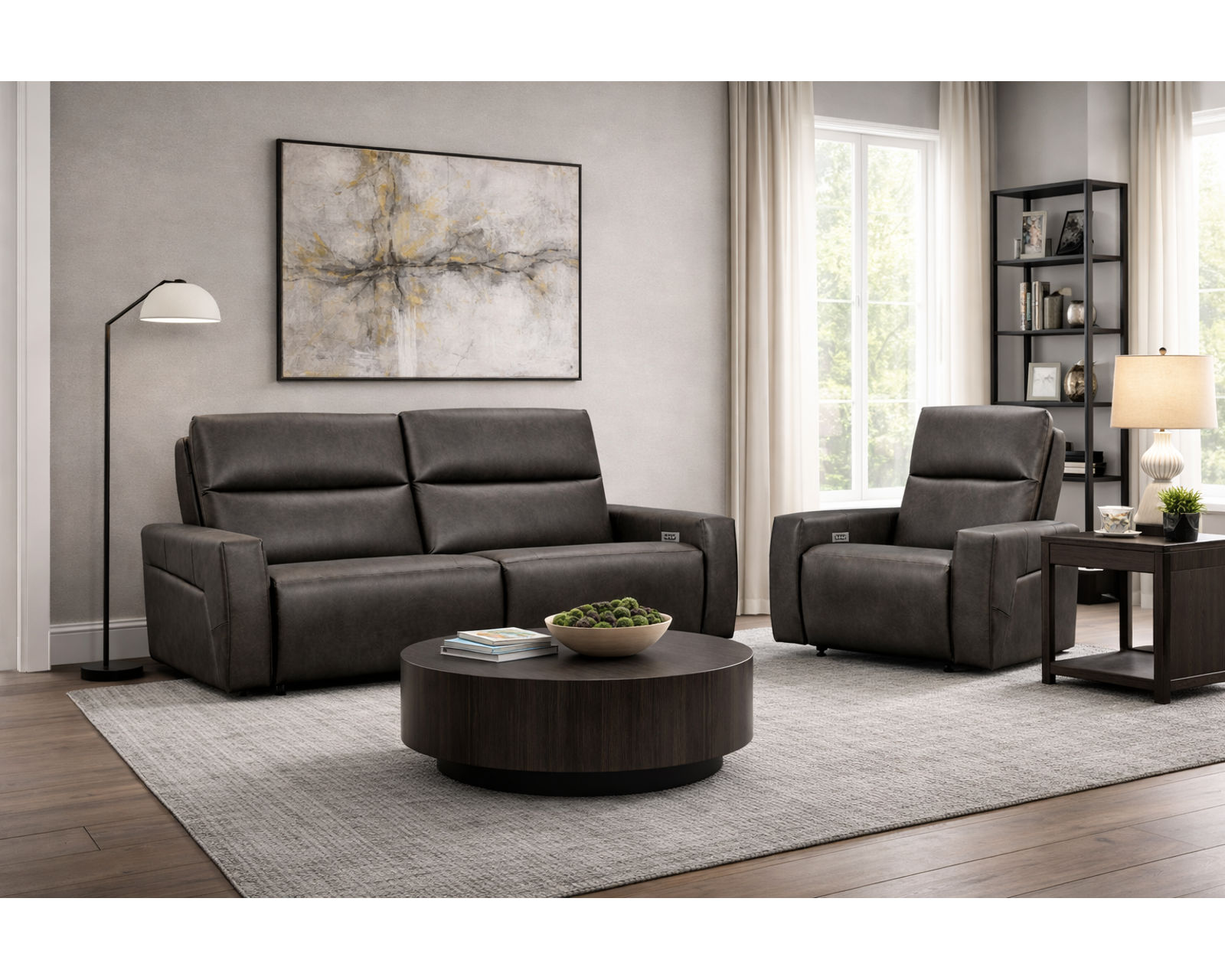 Paxton Reclining Sofa — Available in Standard & Wide Cushions, 140+ Leather Options, and 79", 82", or 111" Widths - Luxury Comfort, Custom Made for You—Without the Luxury Price