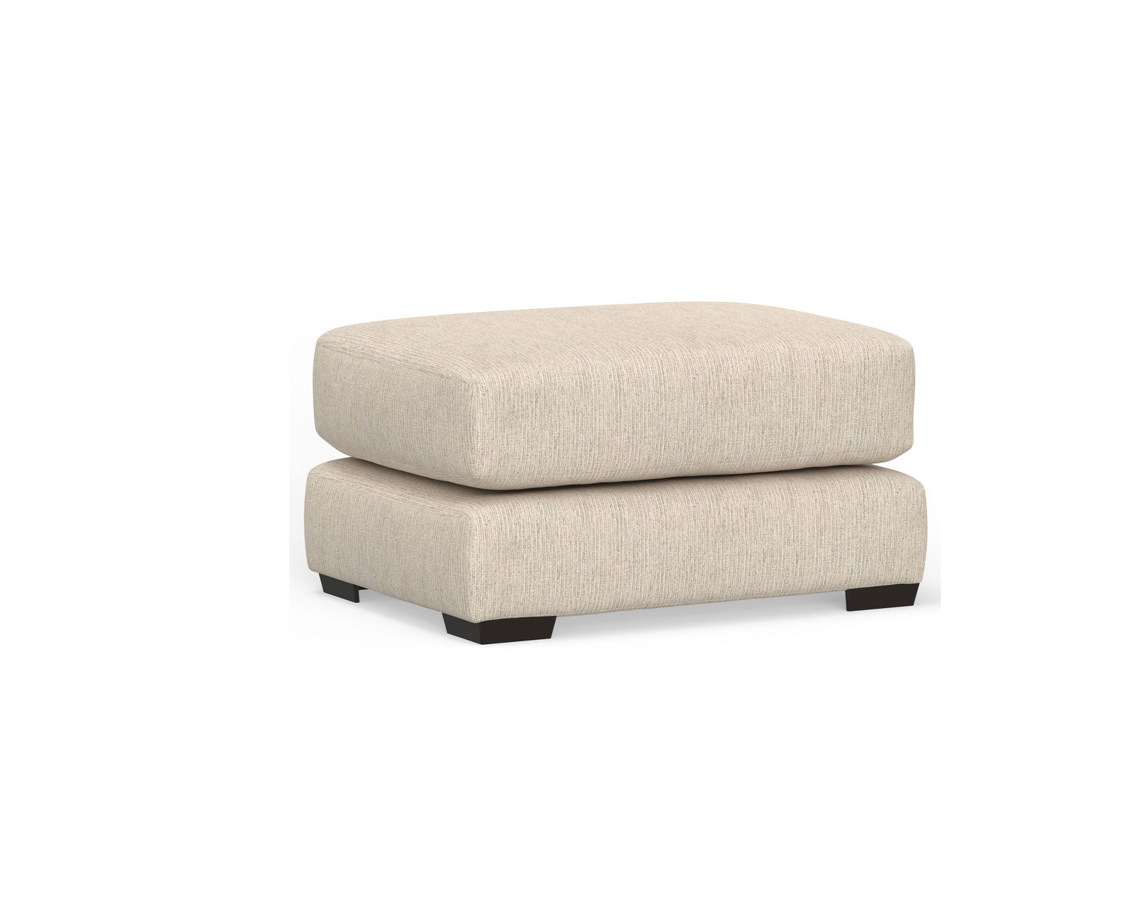 Hyde Park 94" Stationary Sofa (2 colors) includes pillows - Hyde Park Ottoman in Porcelain