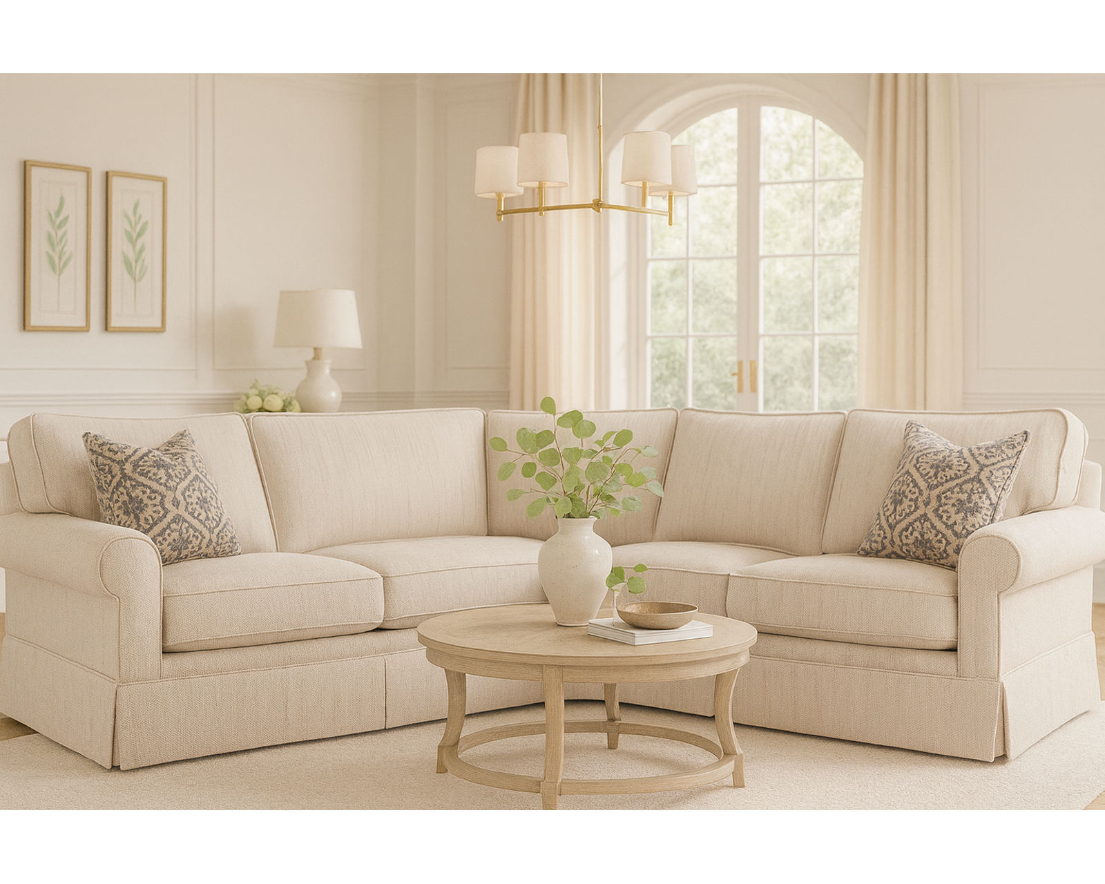 Benton Stationary Sectional (+69 fabrics)