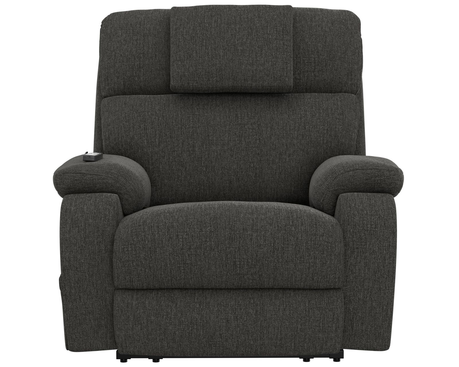 Snoozer Dual Power Lift Power Headrest Lay Flat Recliner with CR3 Heat & Massage + Zero Gravity (3 colors) - Shown in High Performance Fabric Dolphin