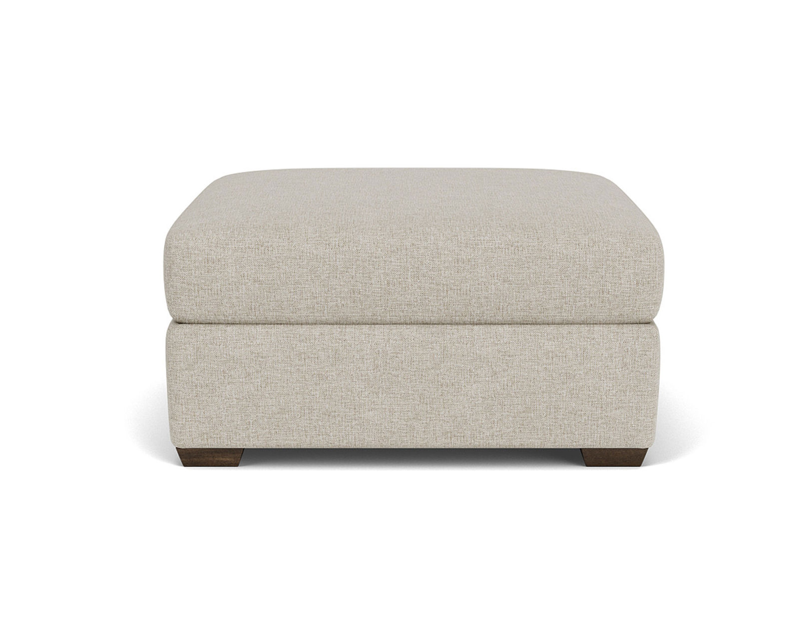 Randall 7100 Chair (+100 fabrics) - Randall Square Cocktail Ottoman