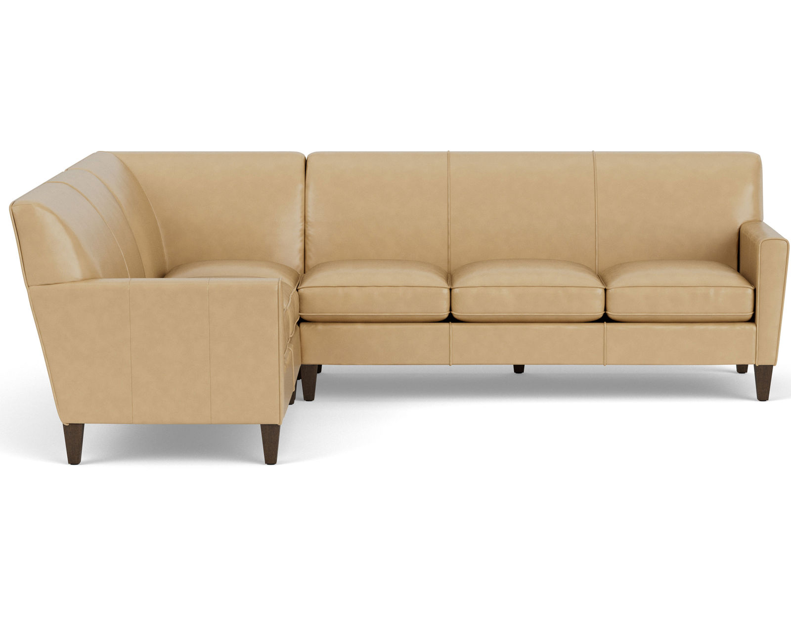 Digby Leather Stationary Sectional (Leather choices) - Sectional Layout H:  We rigorously test every product for lifelong comfort.