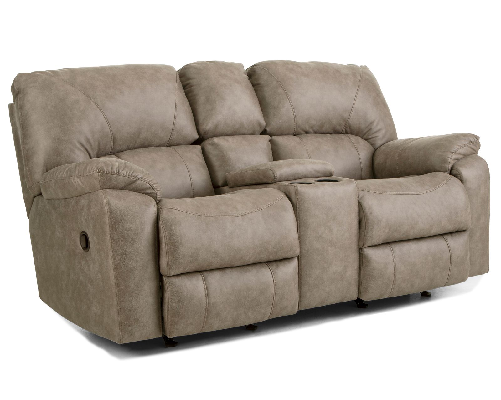 Janie 81" Rocking Reclining Console Lovesat (In stock)