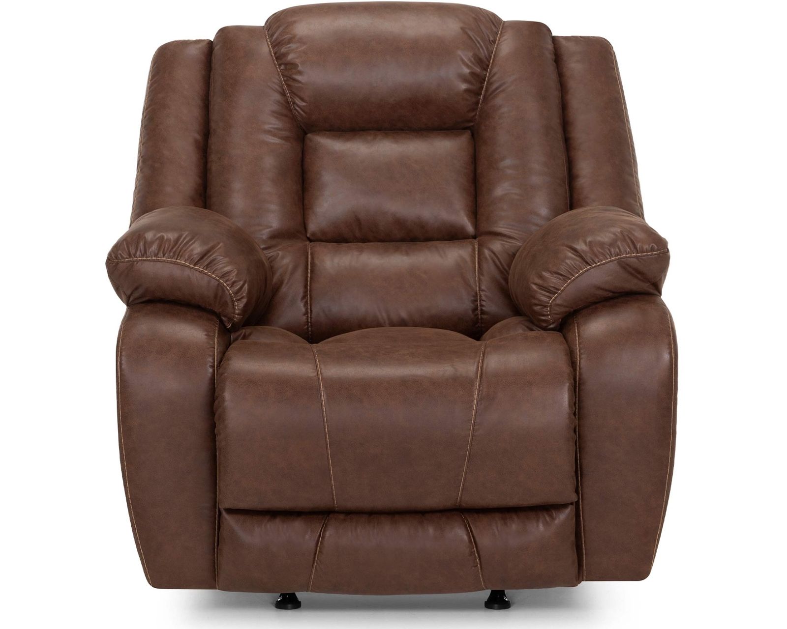 Hayworth 95" Leather-Like Power Reclining Sofa Pebble (The Look of Leather. The Comfort of Power.) - Built for Motion. Designed for Life.