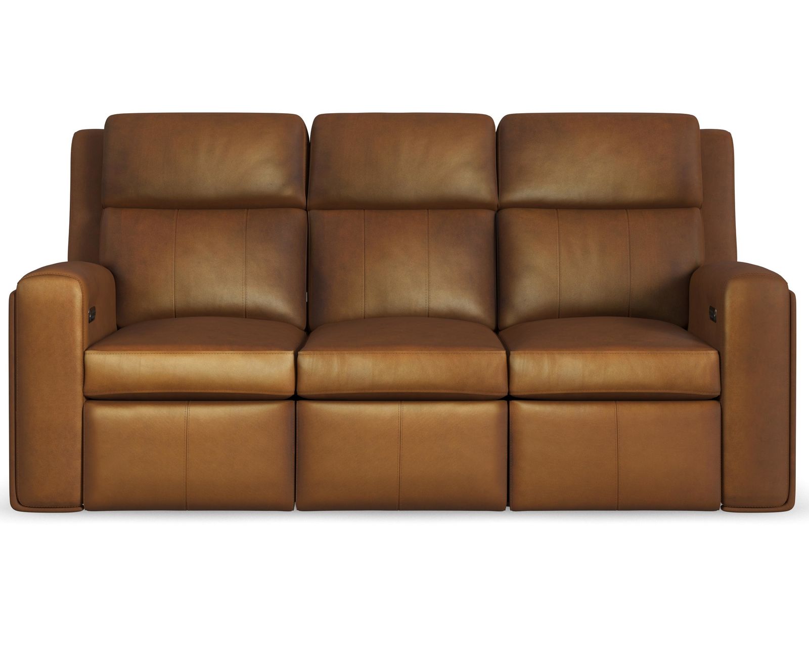 Wyatt 1596 Triple Power Reclining Console Loveseat 705-02 (74") 2 colors - In stock - Wyatt Triple Power Reclining Sofa in leather 705-72