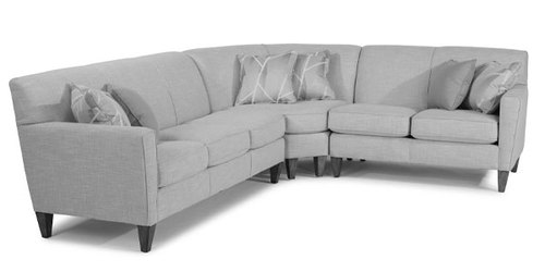Layout H: Three Piece Sectional. 121" x 94"