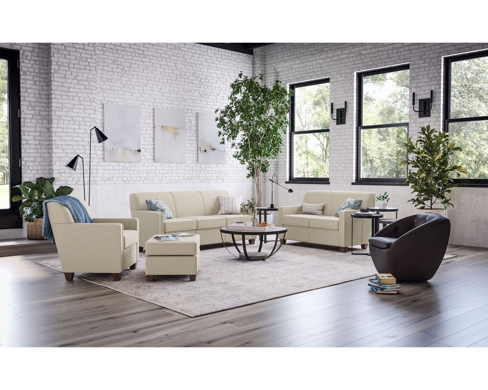 Nora 5890 Sofa (+100 fabrics) 77" - Enjoy the entire room