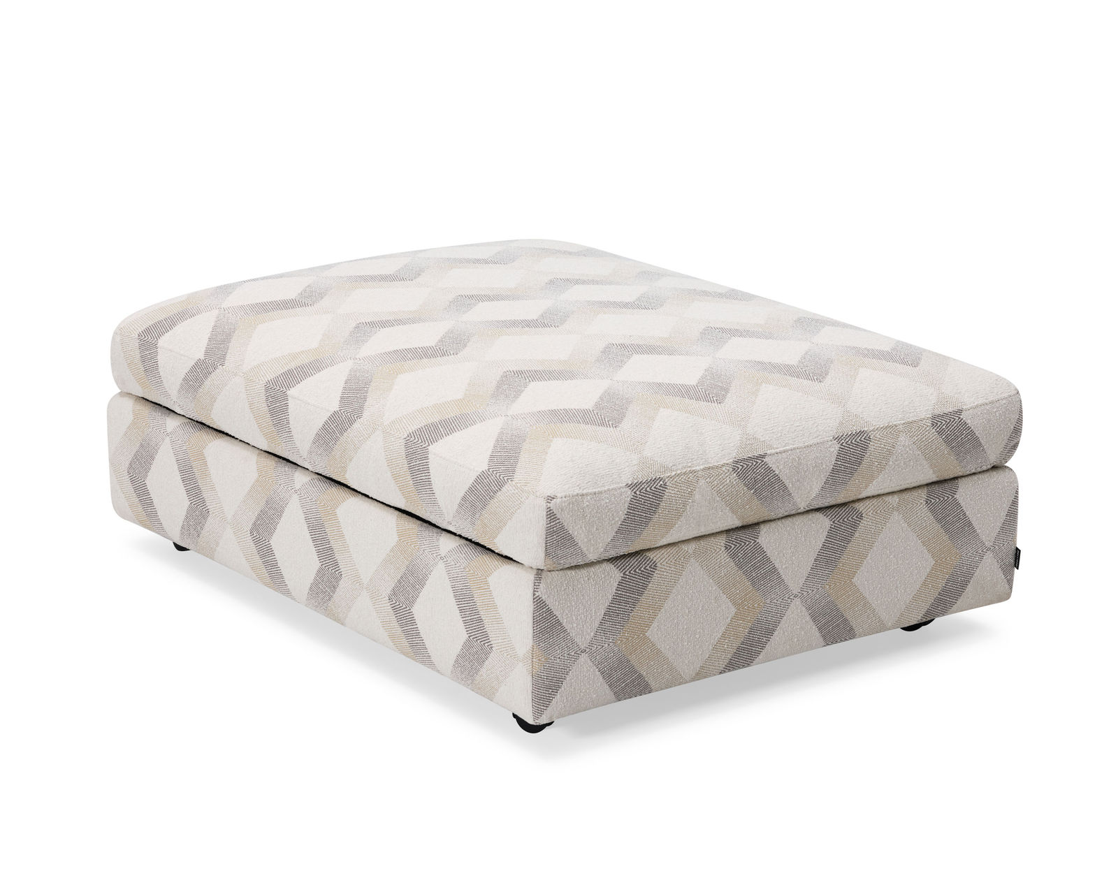 Madison 77658 Modern English Sectional (+60 fabrics) - Madison Storage Ottoman