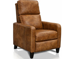 Lennon Leather High Leg Pushback Recliner (29 Top-Grain Leather Choices)