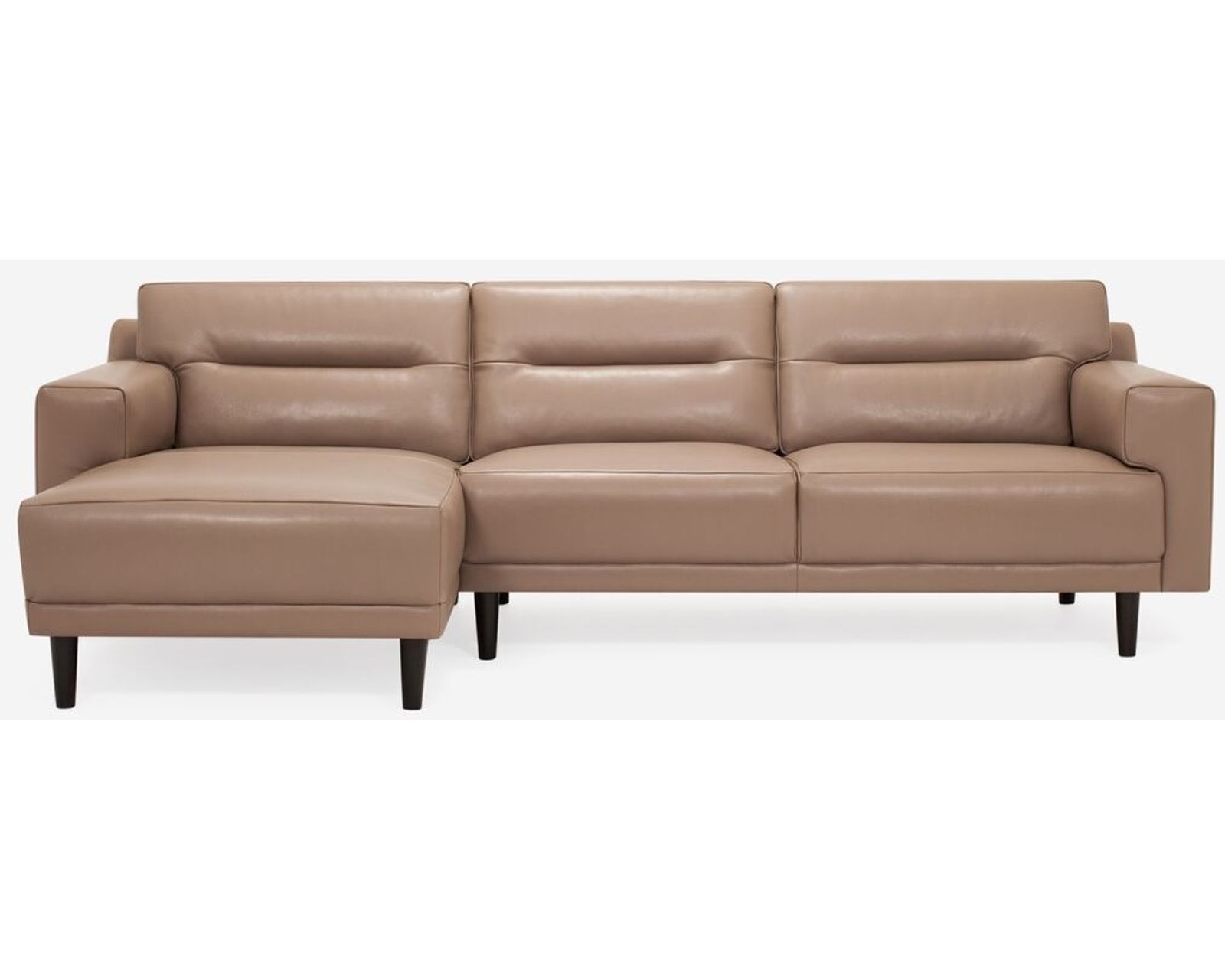 Remi 77159 Chaise Sectional (101" x 60") +100 leathers - Layout B:  Two Piece Sectional 60" x 101"