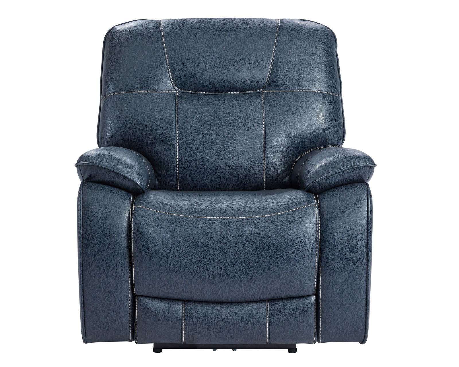 Axel Power Headrest Power Recliner in Admiral (In stock) - Axel Power Headrest Power Recliner in Admiral (Leather like fabric)