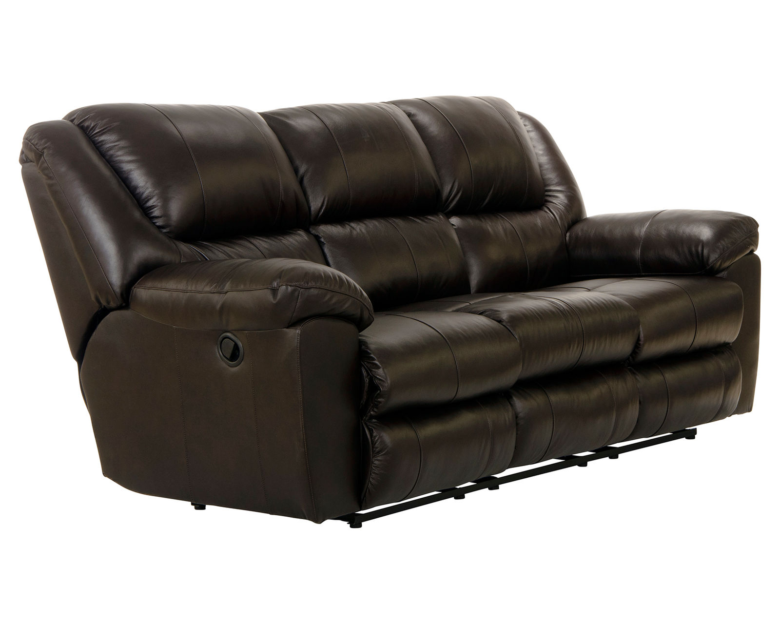 Transformer II Ultimate 90" Italian Leather Sofa w/3 Recliners & Drop Down Table - From Movie Night to Every Night—Comfort Lives Here.