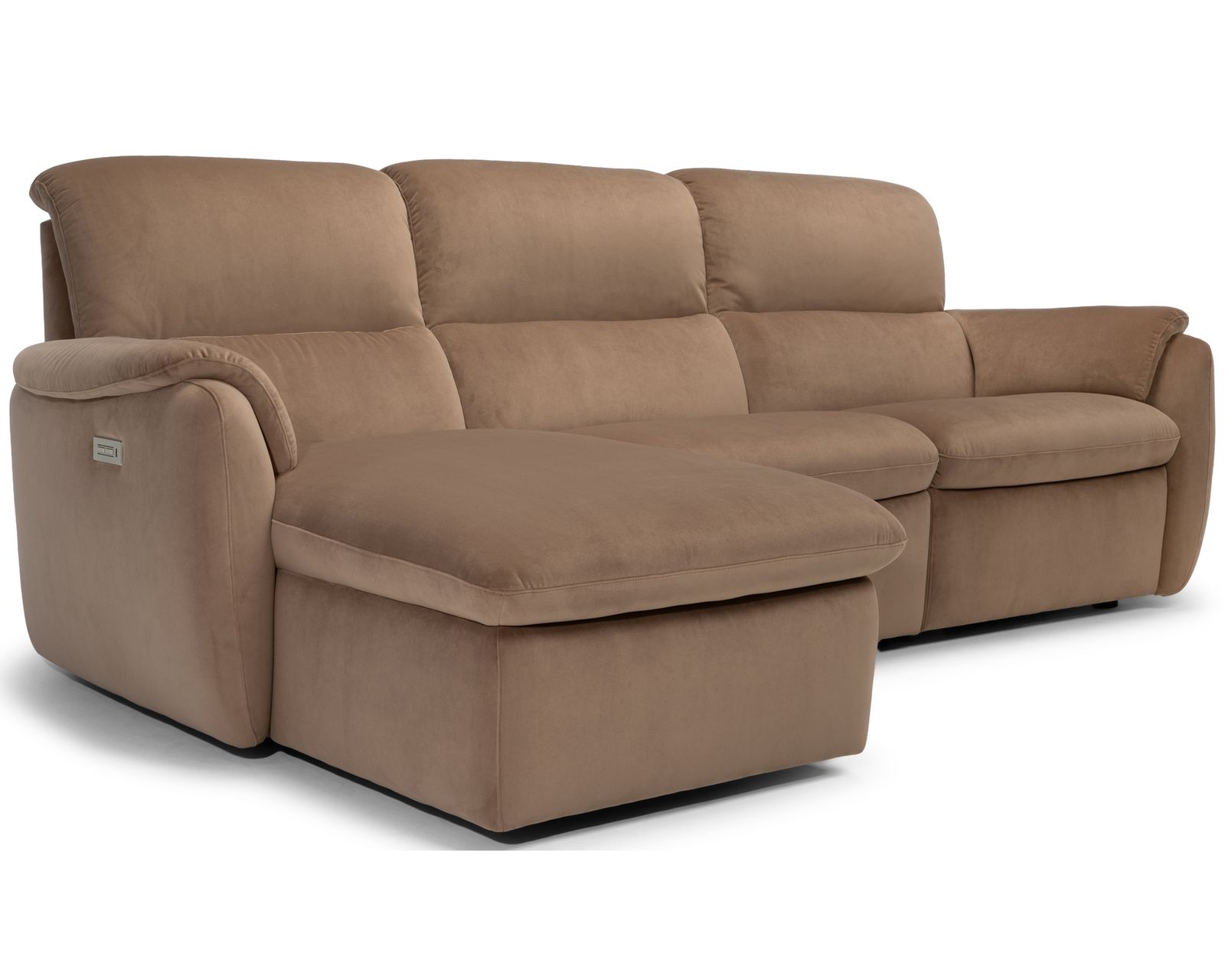 Memphis C286 Triple Power Reclining Sectional (+40 fabrics) - Layout A: Three Piece Sectional 94" Wide (2 recliners)