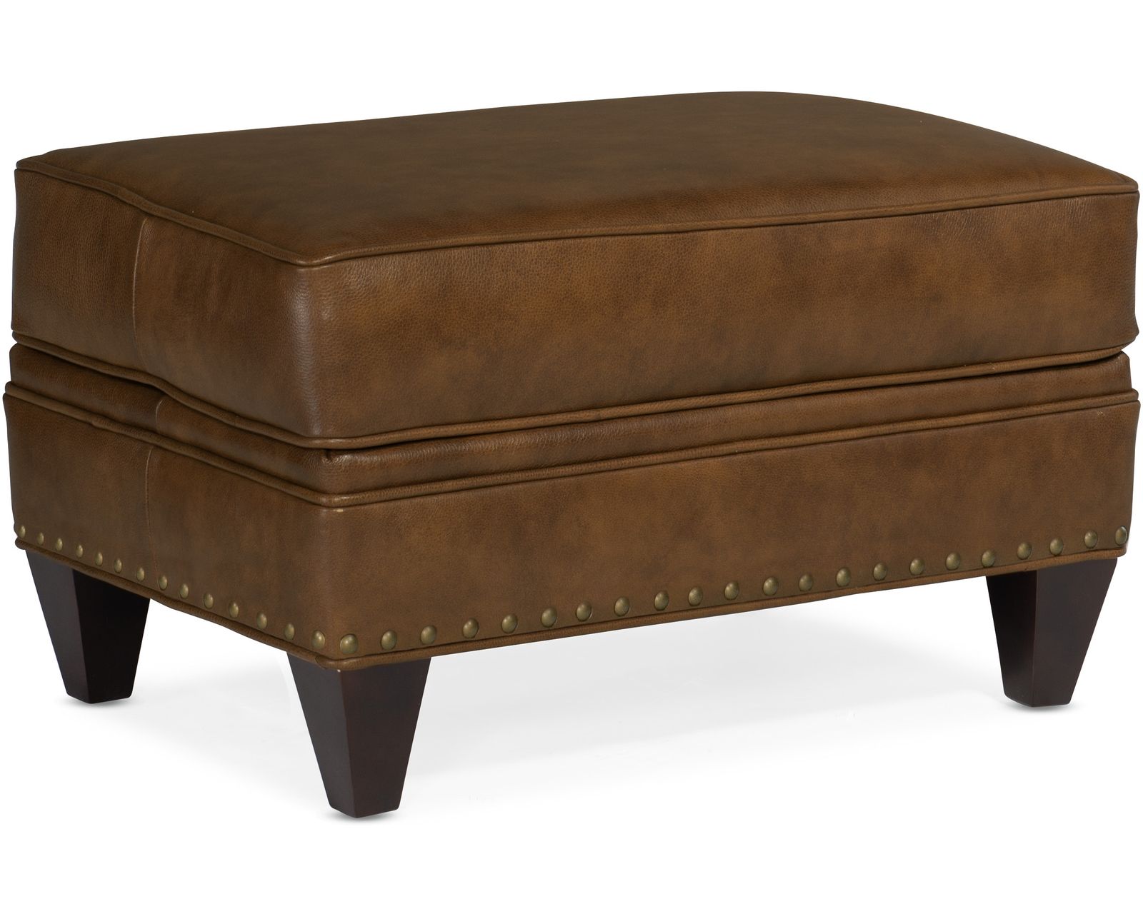Bradington Young Carrado Sofa (12 leathers) 8-Way Hand Tie - Carrado 21" x 29" Ottoman