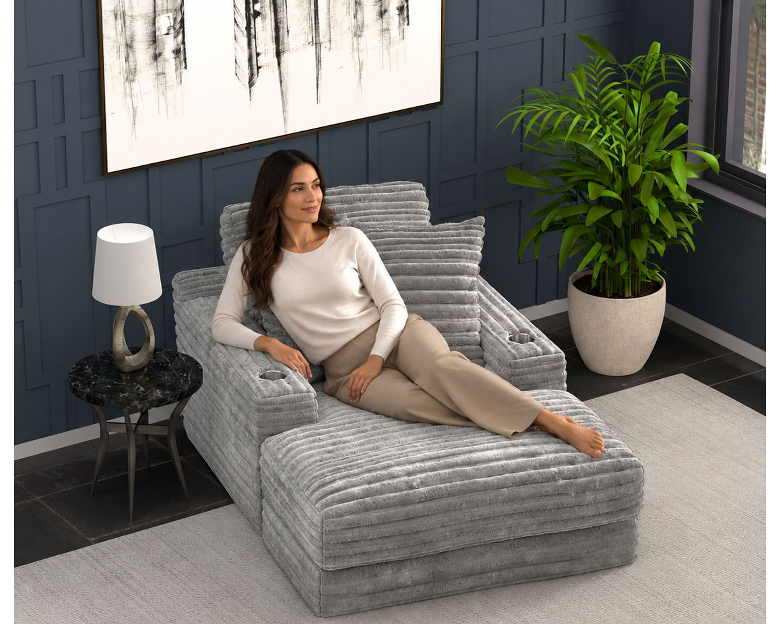 Comfrey 51" Extra Wide Chaise (includes pillows) 3 Colors - Built to Handle Life. Designed to Enjoy It.
