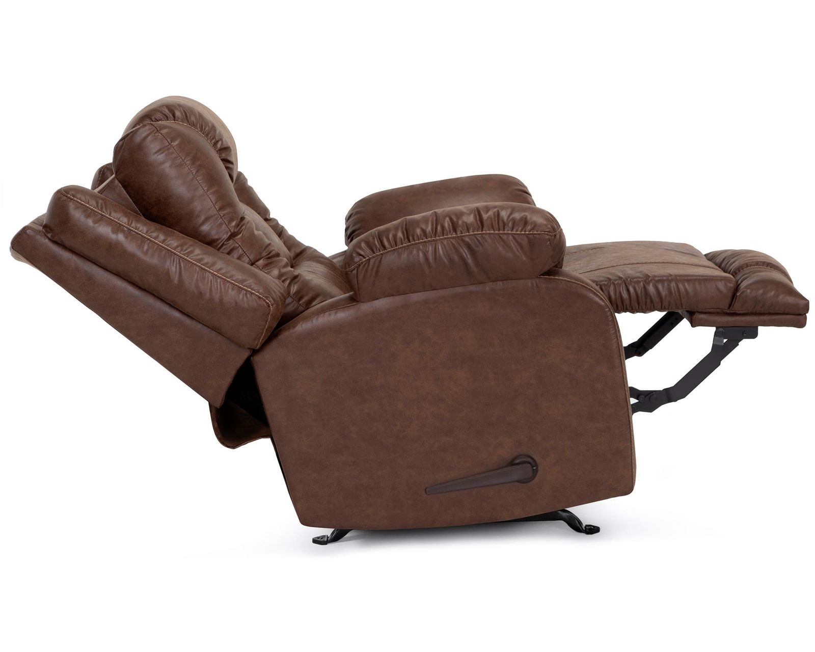 Hayworth 95" Leather-Like Power Reclining Sofa Pebble (The Look of Leather. The Comfort of Power.) - The Strength Behind Every Recline.