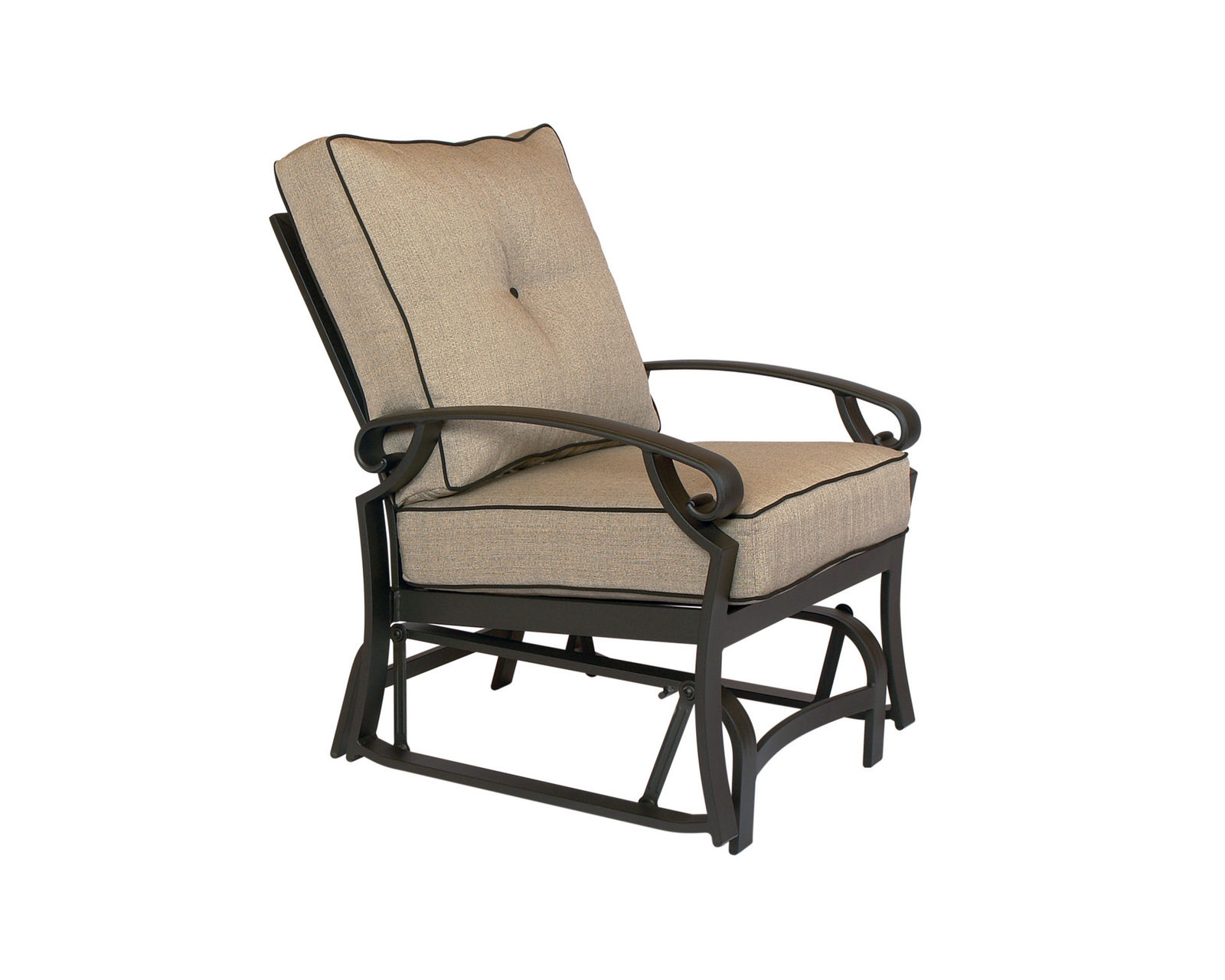 Monterey Cushion Lounge Chair (110 fabrics - 8 metal finishes) - Glider Lounge Chair Available