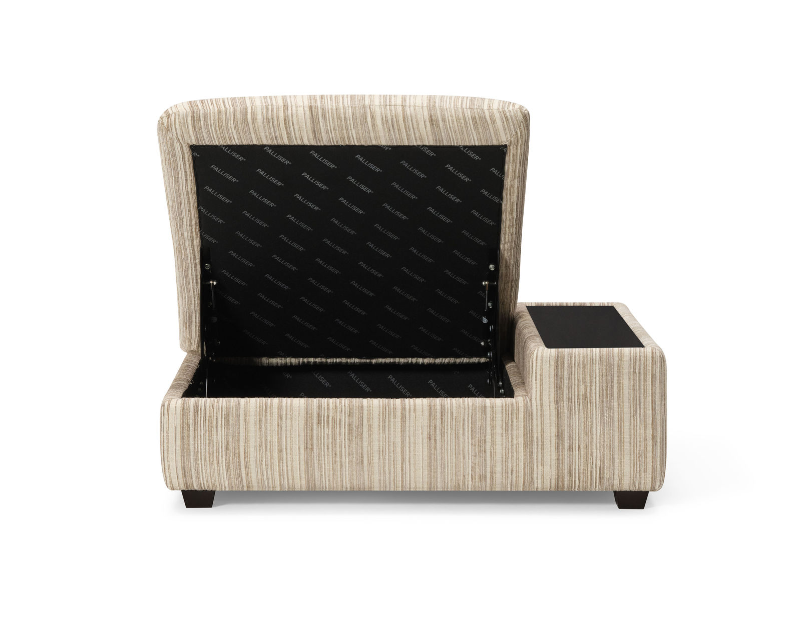 Madison 77658 Modern English Sectional (+60 fabrics) - Madison Storage Ottoman with 12" Table