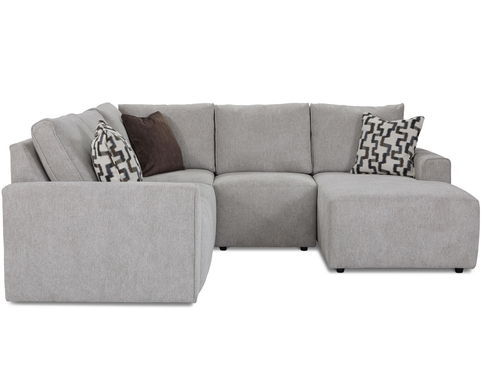 Dawson Stationary Sectional (+100 fabrics) - Layout B: Five Piece Sectional 99" x 98" x 68"