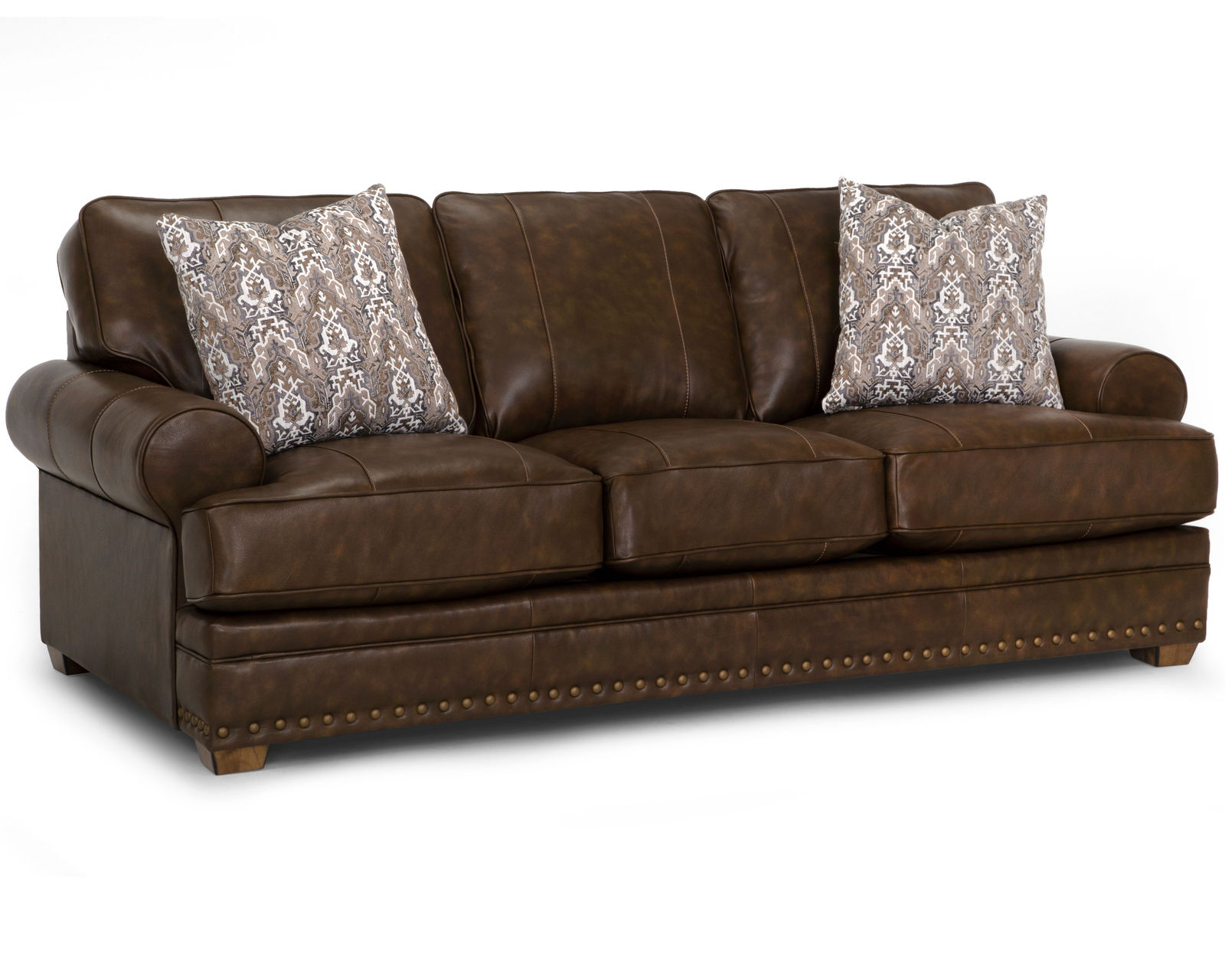Tula Leather Sofa (93") Includes pillows - Take an Extra 25% Off this Sofa