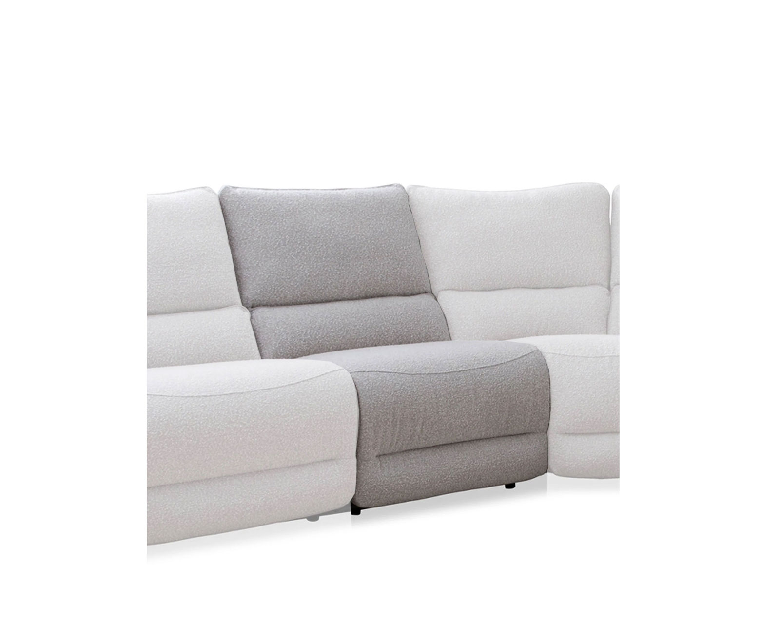 Stellar Zero Gravity Power Headrest Power Reclining Sectional Cotton (In stock - Fast shipping) - Steller Armless Recliner