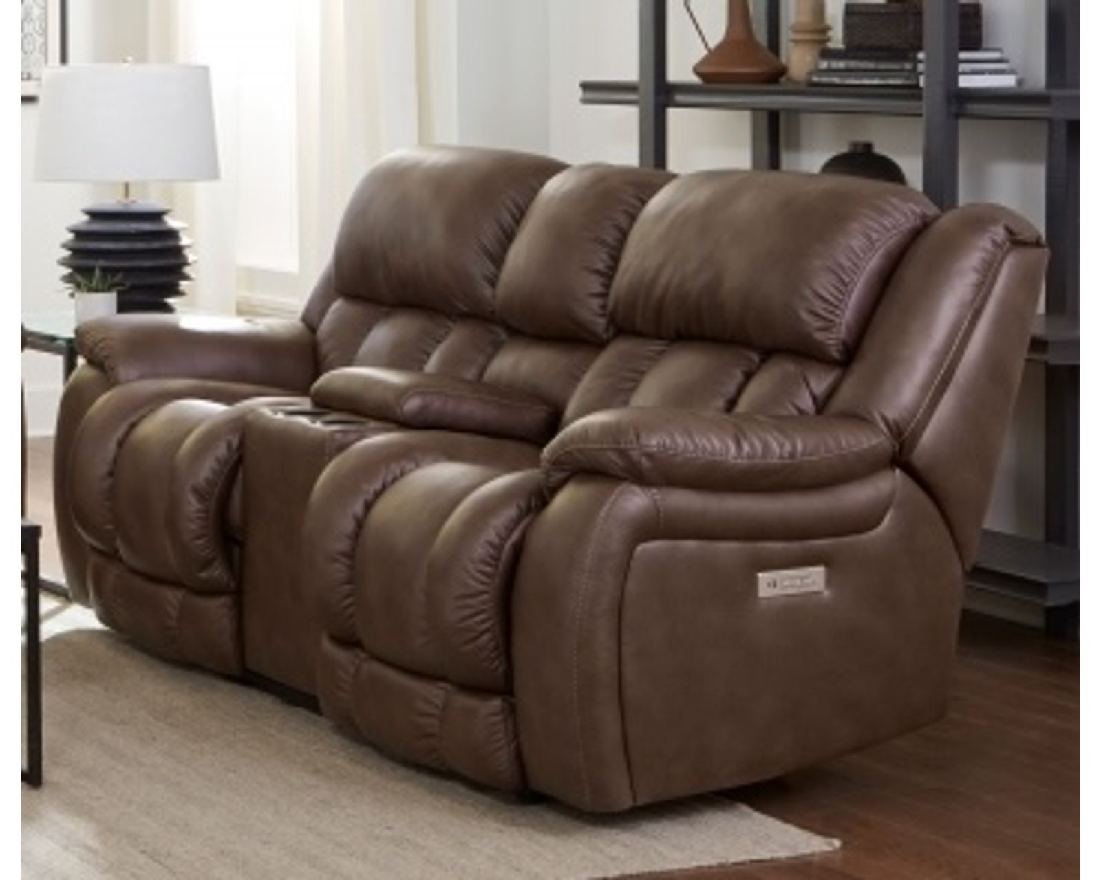 Global 91" Zero Gravity Triple Power Reclining Sofa Chocolate (In stock) - Global 81" Zero Gravity Triple Power Reclining Console Loveseat