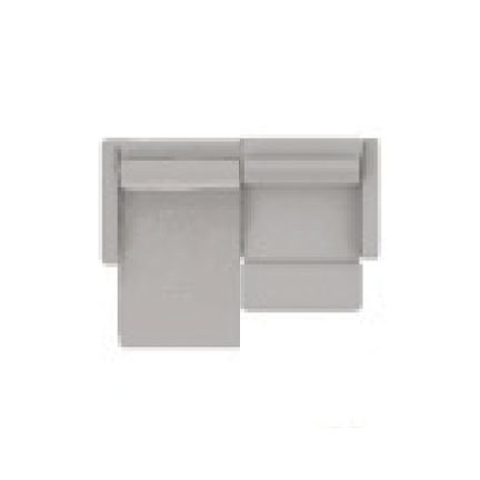Layout B: Two Piece Reclining Chaise Sectional 61" x 84"