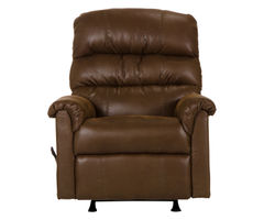Capri Rocker Recliner Plush Triple-Pad Comfort, Leather-Like Style (2 colors)
