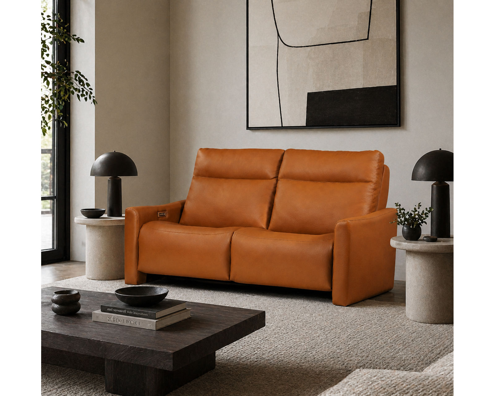 Kirk Dual Power Reclining Sofa — Available in Standard & Wide Cushions, 140+ Leather Options, and 76", 79", or 108" Widths - Comfort You Can Feel. Quality You Can Trust.