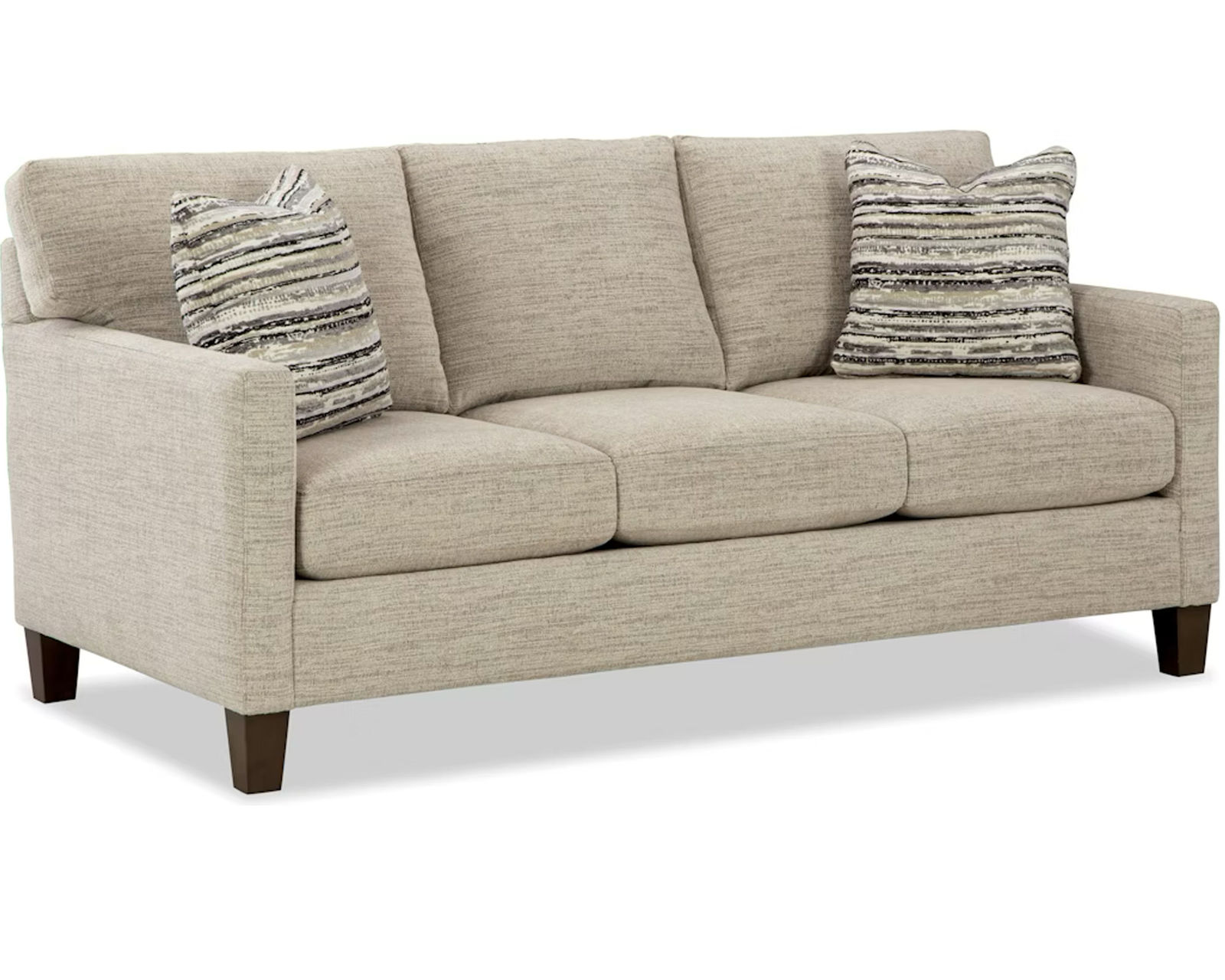 M9 Stationary Sofa (+100 Performance fabrics) Make it Yours - As shown track arm, box back cushions and tapered leg