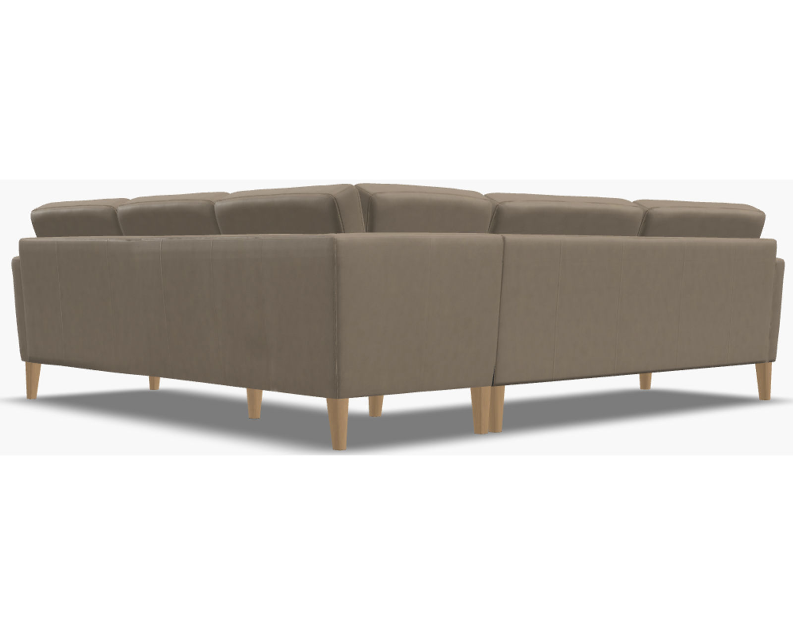 Soren 77171 Track Arm Sectional (+100 leathers) - Layout A: Two Piece Sectional 103" x 102"