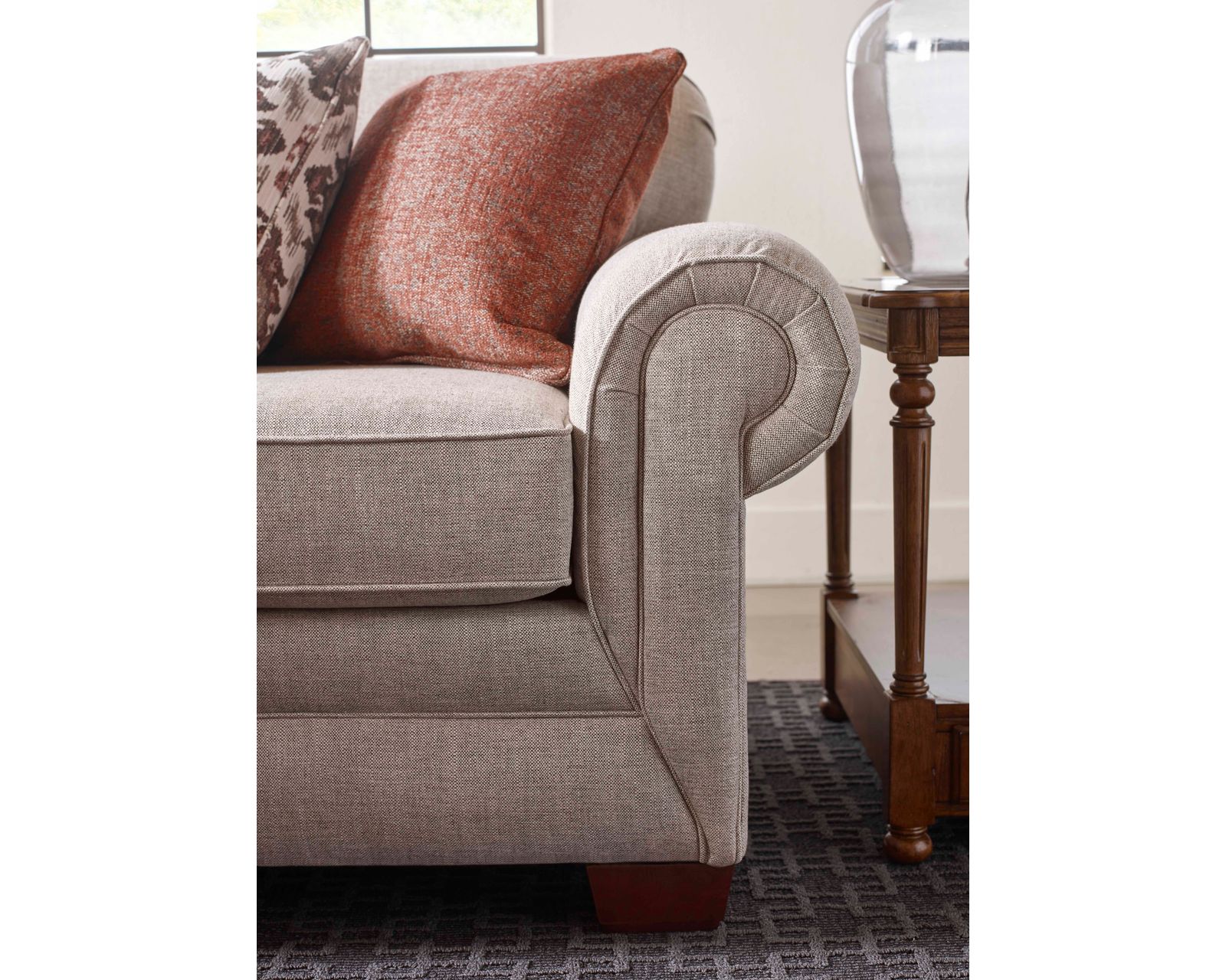 Monroe Stationary Sectional  (+101 Standard and Performance Fabrics) -  +101 Standard and Performance Fabrics