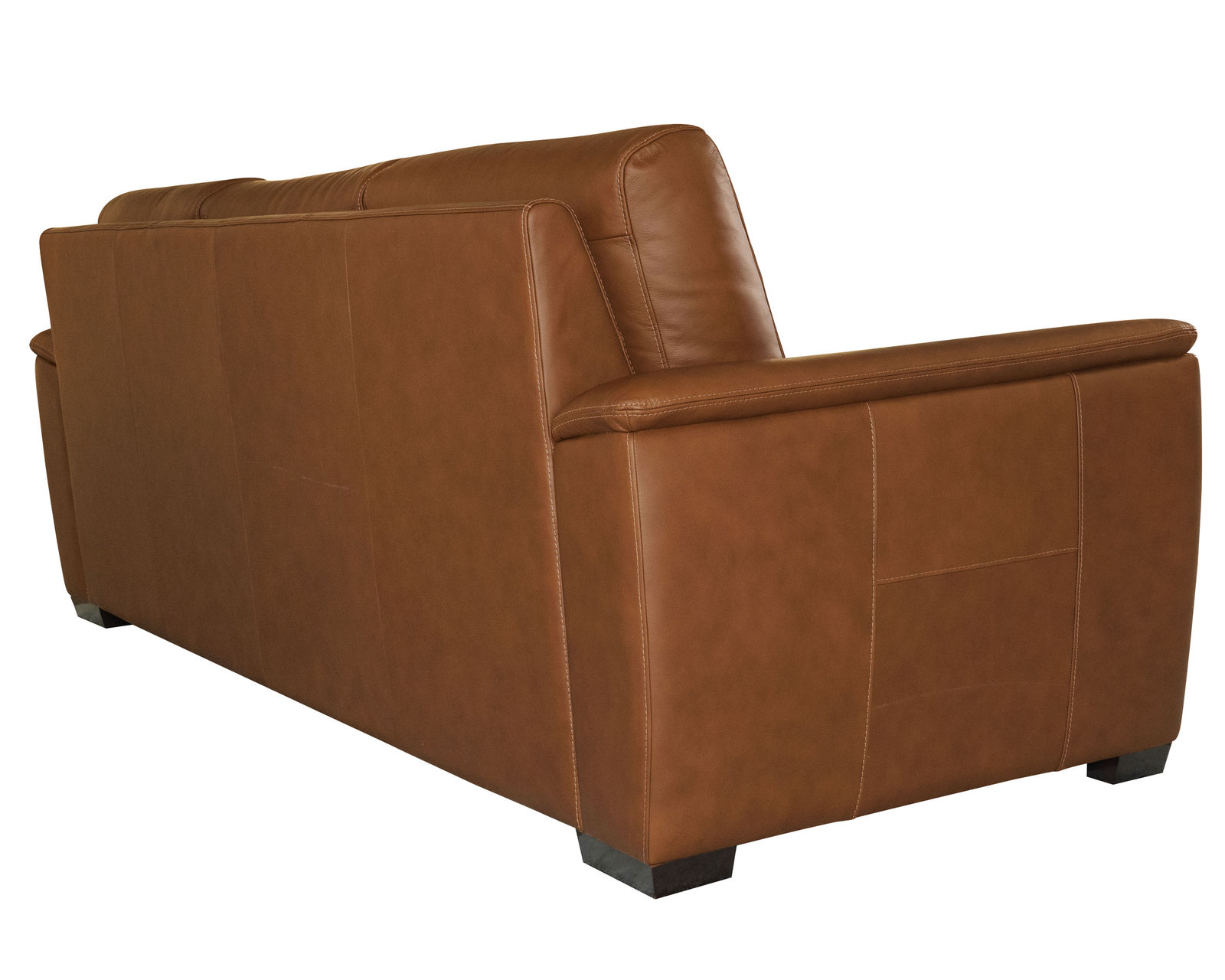 Henry 90" Leather Stationary Sofa (in stock)