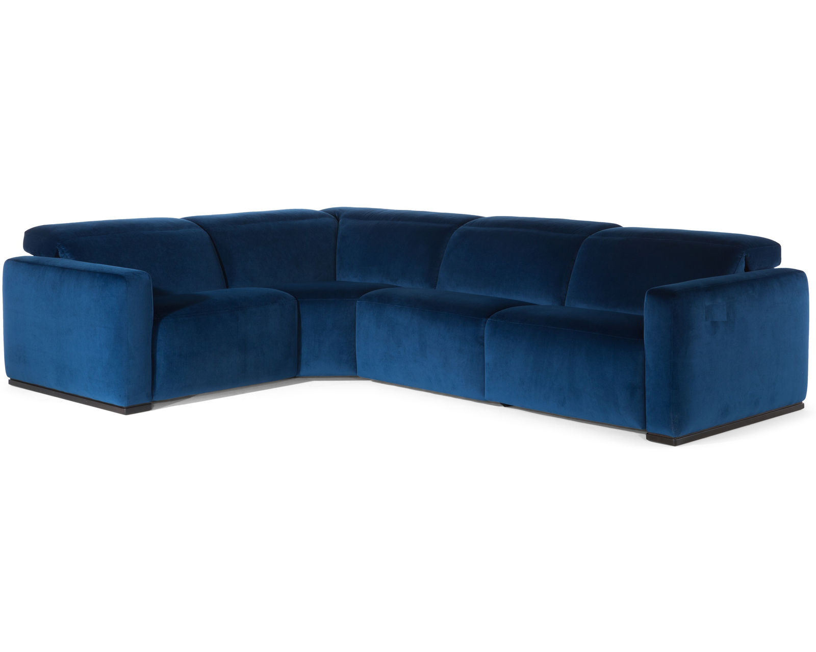 Baltimora C260 Stationary Sectional (+50 leathers) - Layout E: Four Piece Sectional 92" x 126"
